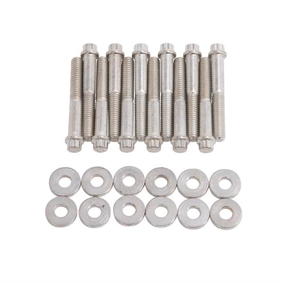 Edelbrock 8584 Intake Manifold Bolt Set, Steel, Ford/Mercury 351W