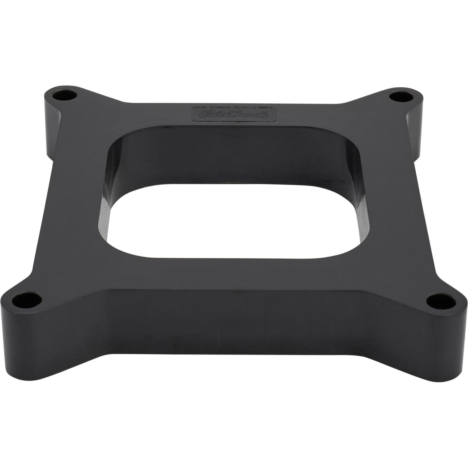 Edelbrock 8710 4 Barrel Carburetor Spacer, Phenolic, 1 Inch