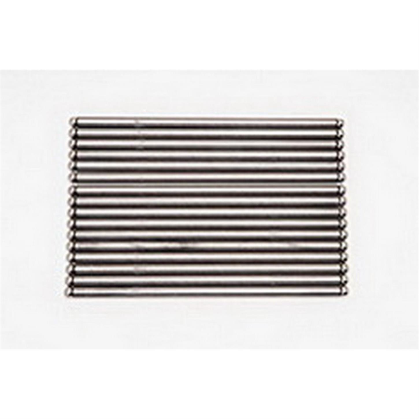 Edelbrock 9629 Hardened Steel Push Rod, 7.900 Inch, Hardened Steel