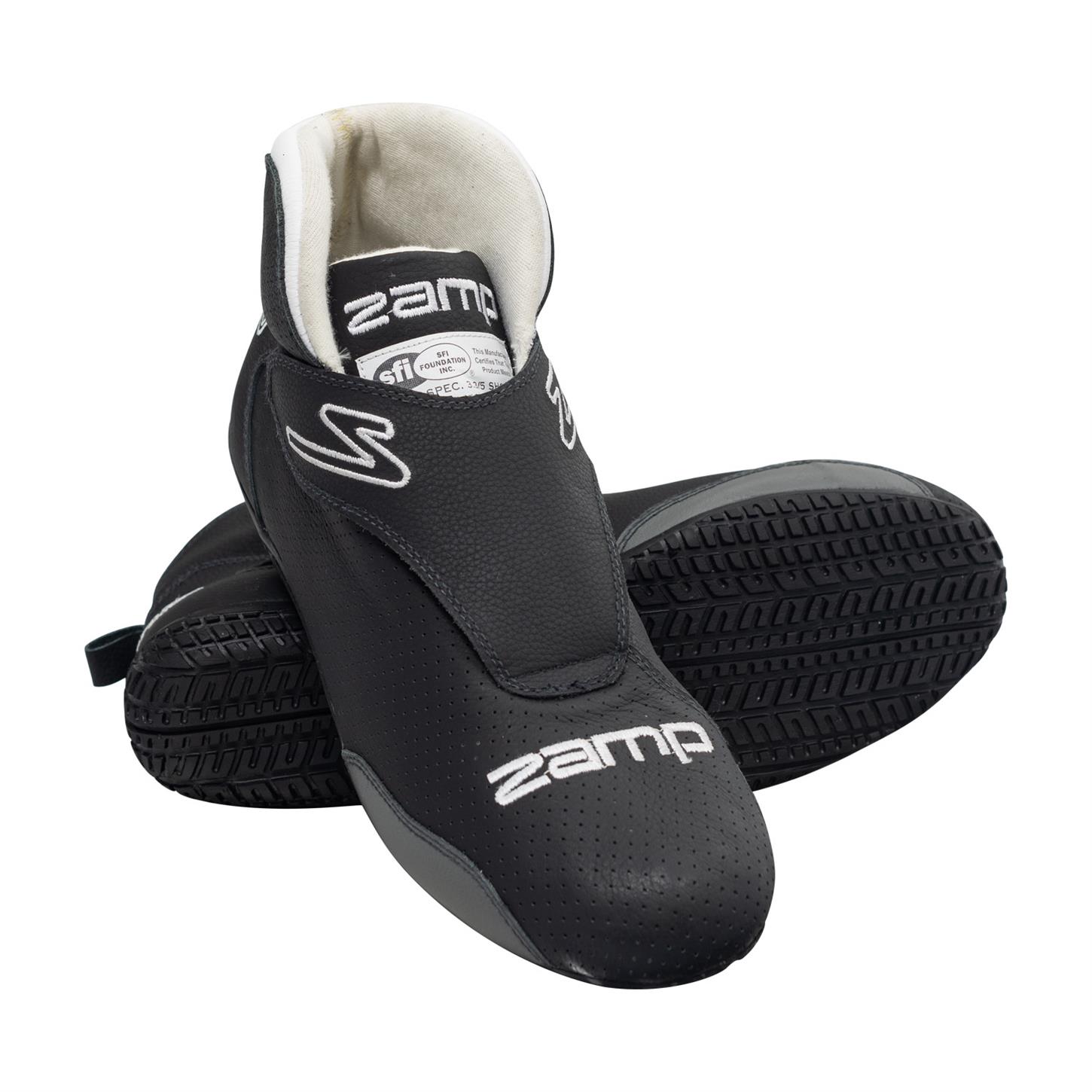 Zamp ZR-60 SFI 3.3/5 Race Shoe Black Size 9