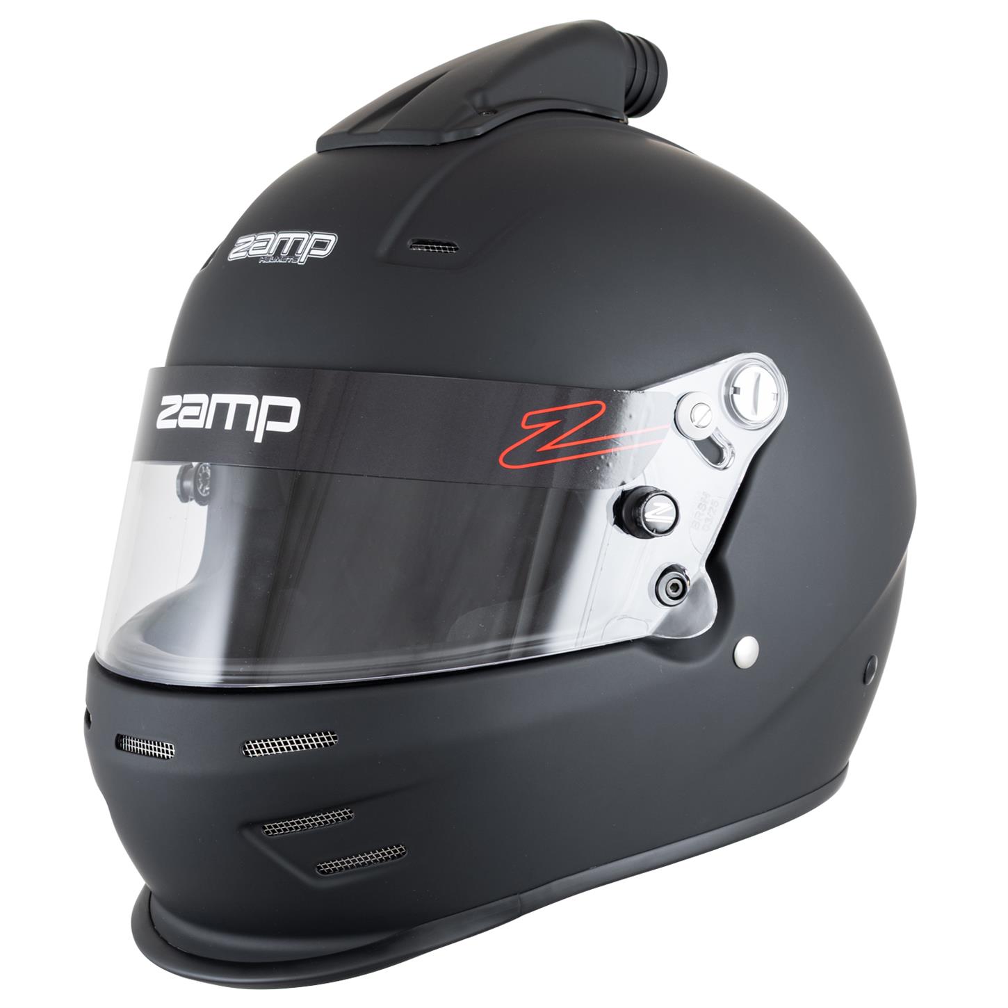 Zamp H782A03FM RZ-38 Racing Helmets, SA2025, Matte Black, Medium