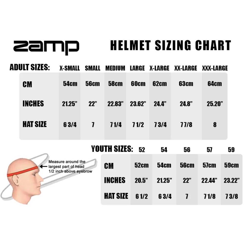 Zamp RZ-63S SA2025 Helmet