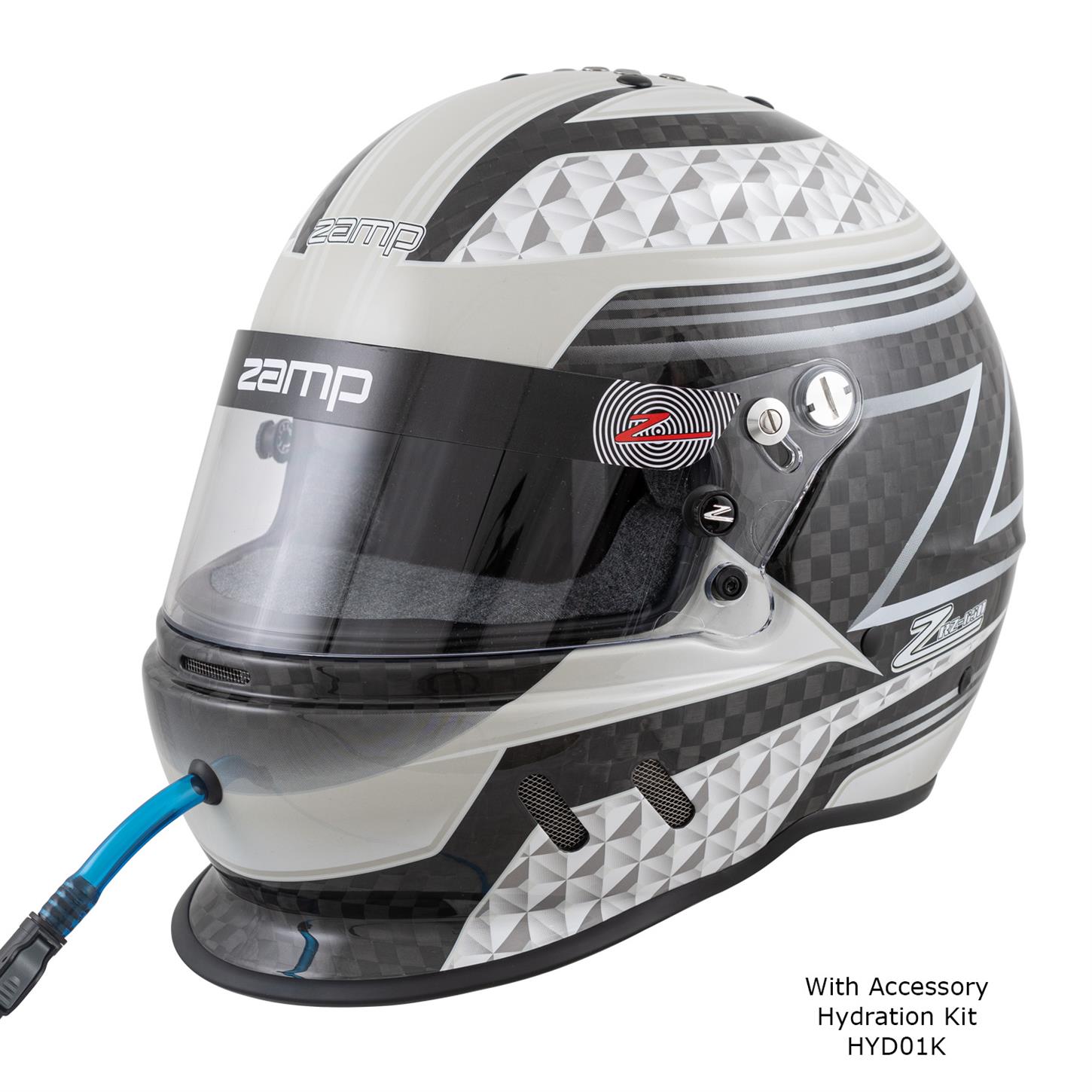 Zamp RZ-65D Carbon SA2020 Helmet, Black/Gray