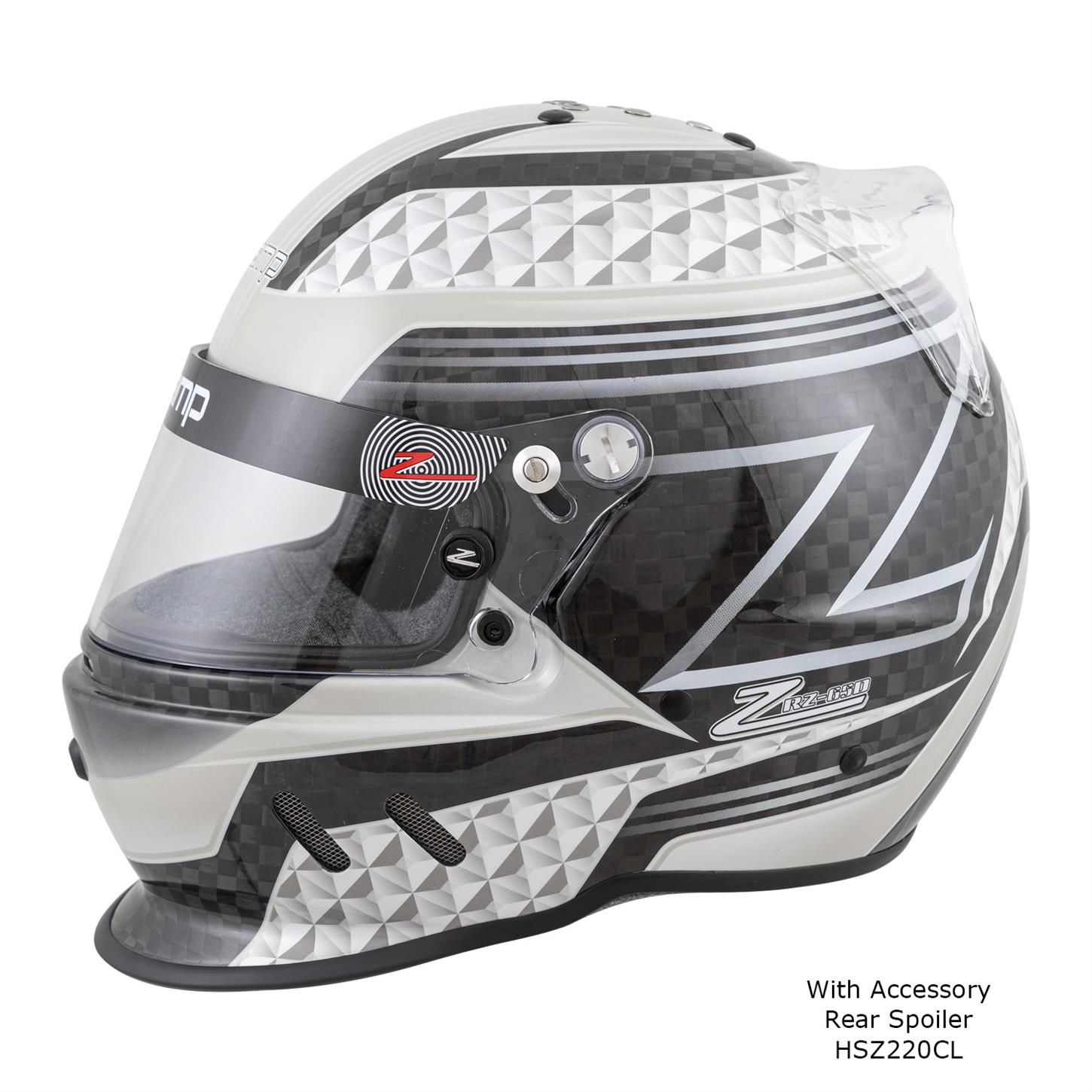 Zamp RZ65D Carbon SA2020 Helmet, Black/Gray
