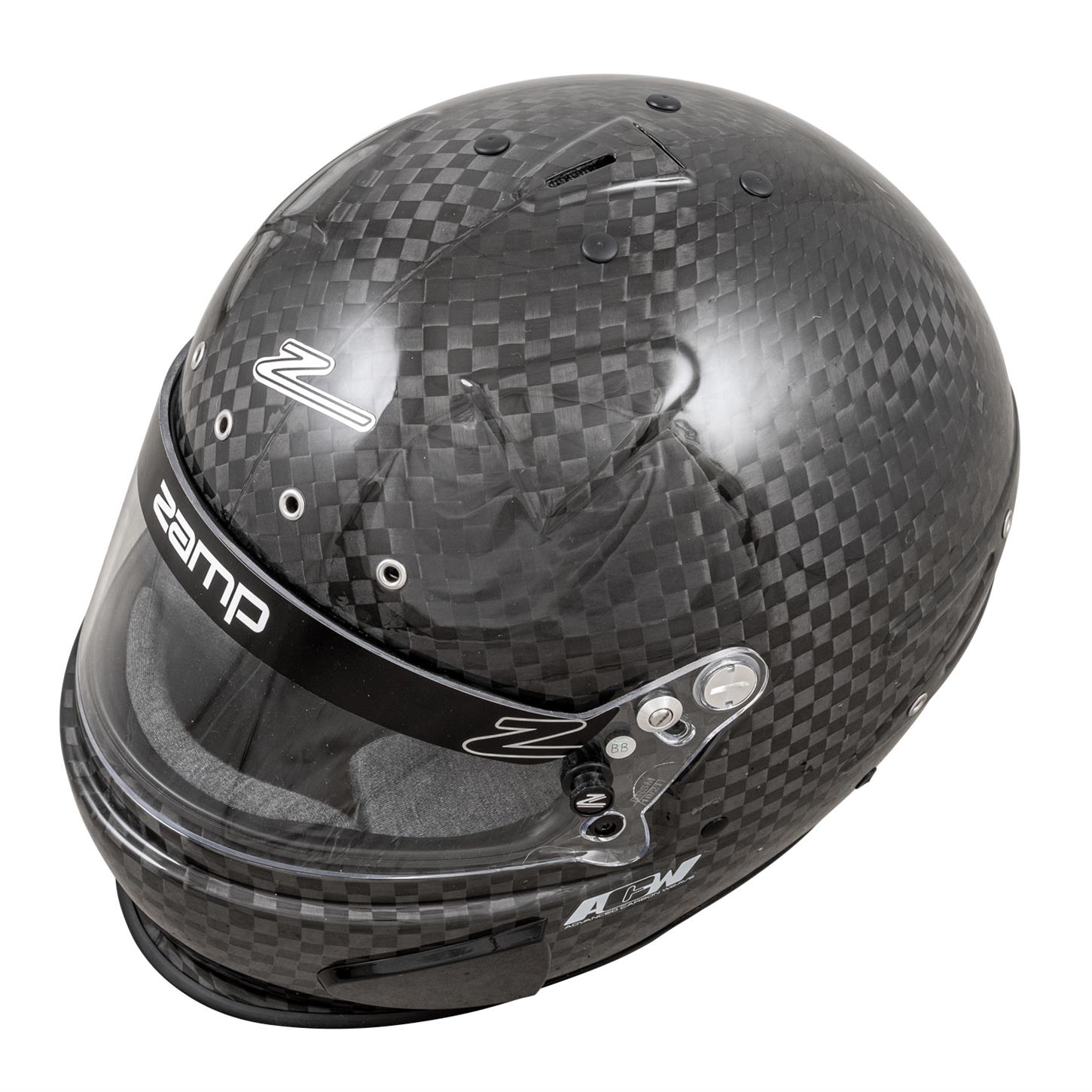 Zamp RZ-88C Advanced Gloss Carbon Helmet, XS-XXL, FIA 8860-2018