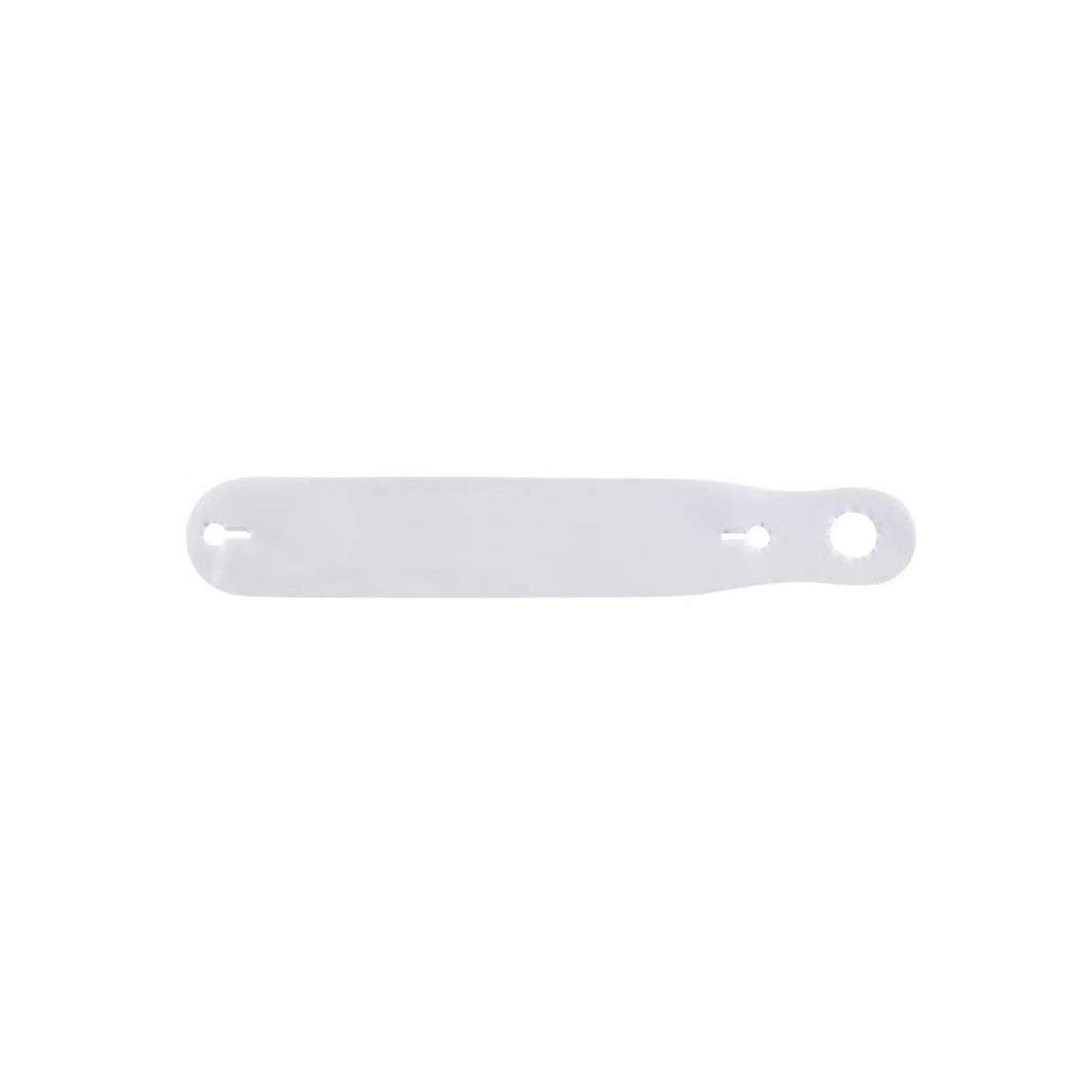 210Z 2 mm Thick Tear Off Helmet Shield with 13 in. Center to Center Plastic, Clear - Set of 24