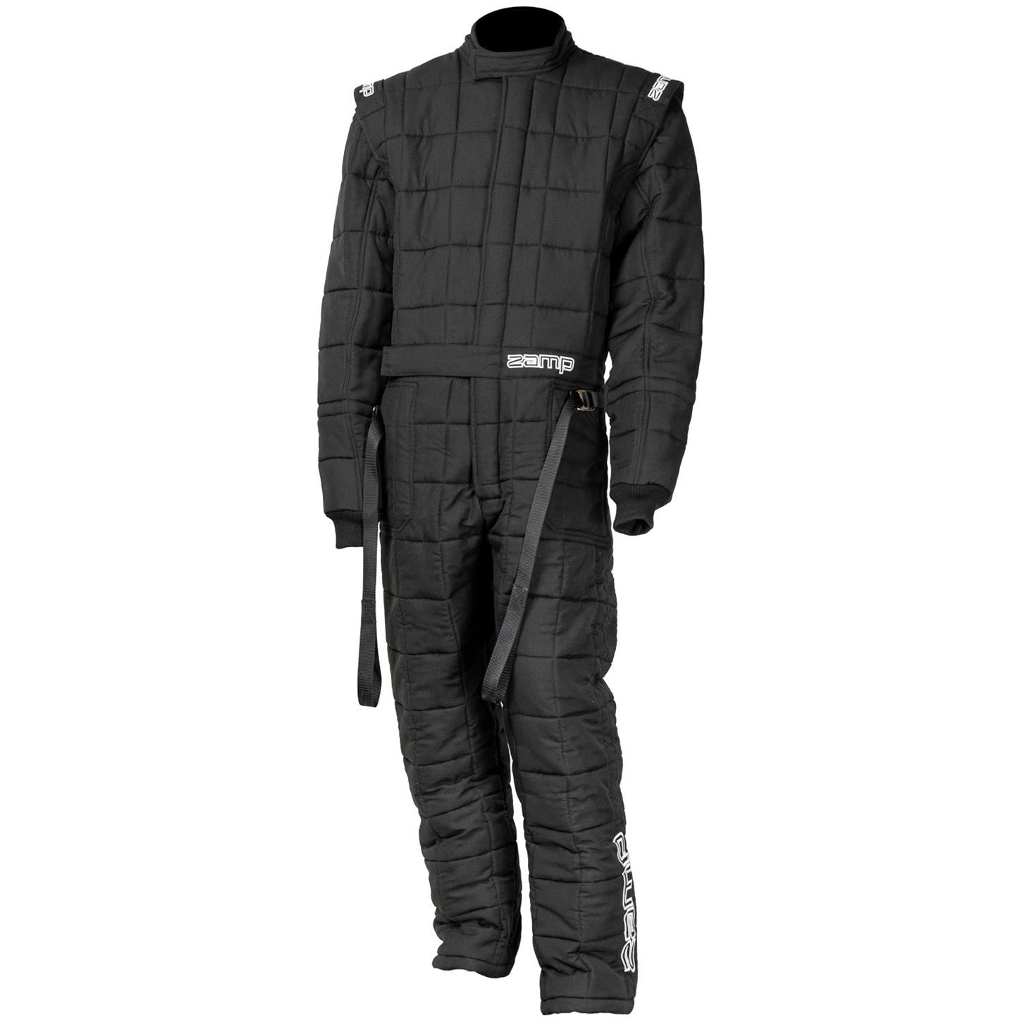 Zamp ZRDrag Race Suit, 9 Layer, Black, BuiltIn Arm Restraints