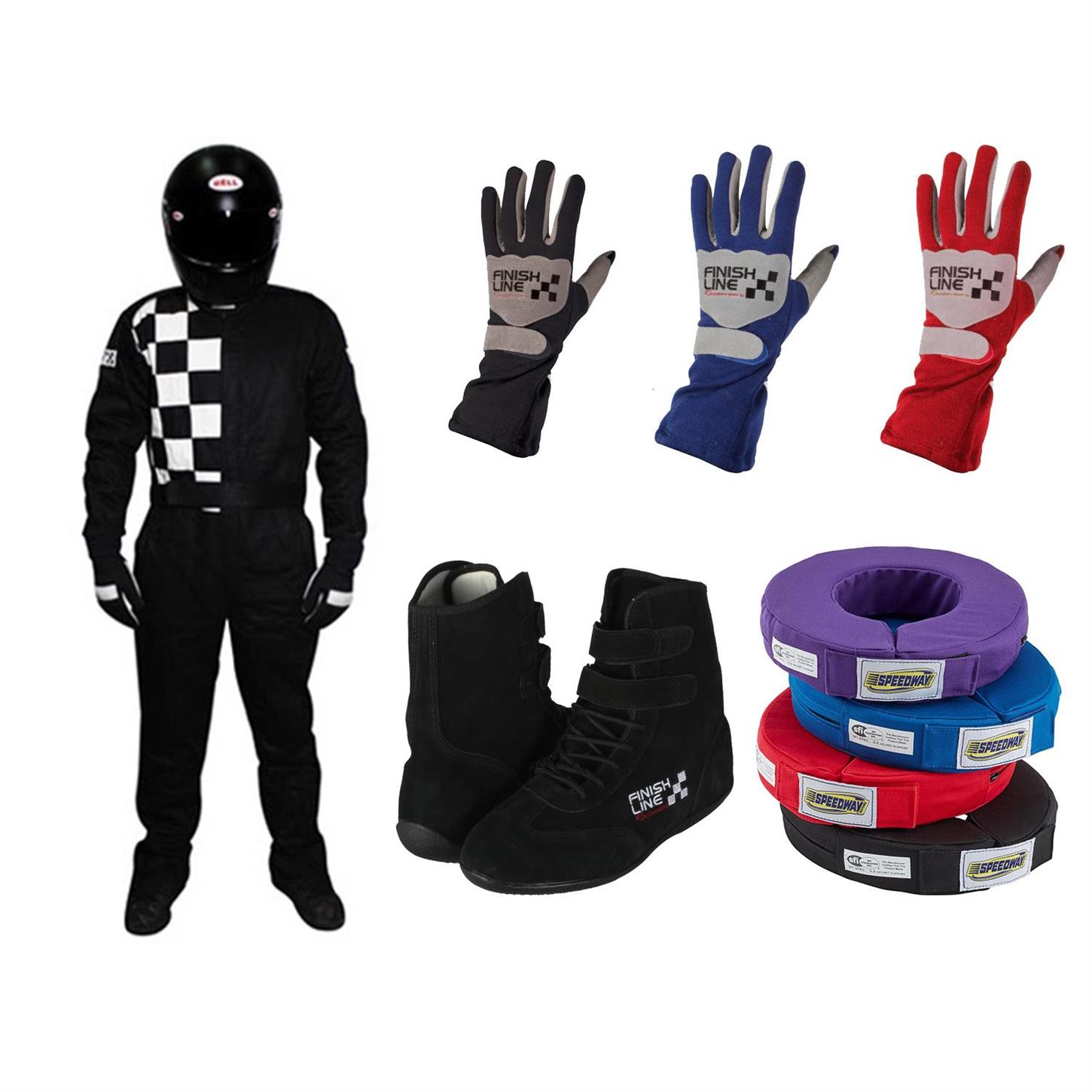 Finish Line Racing Jacket Finishline Double-Layer One-Piece Racing Suit Combos