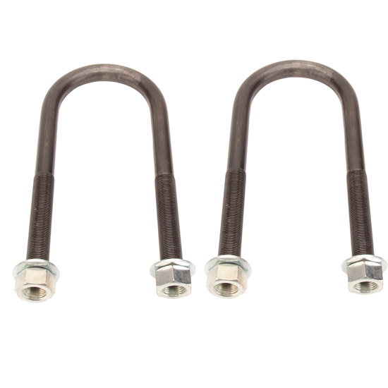 and C10 Rear Trailing Arm U Bolts, 10 Inches Long, 3/4"16