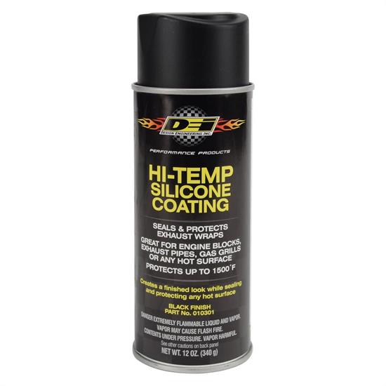 DEi 10301 HiTemp Silicone Coating Spray For Exhaust Wrap