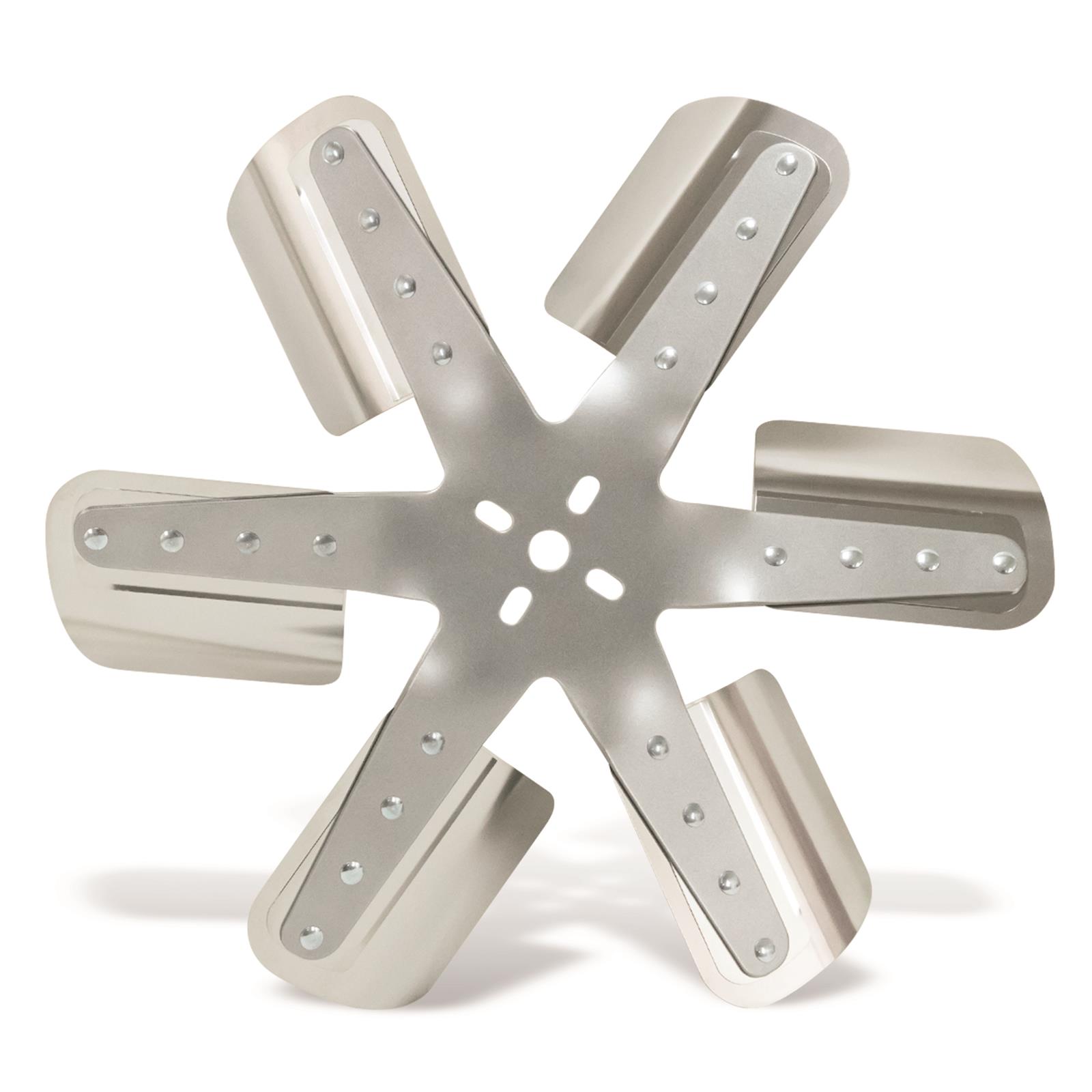 FlexALite 101567 Flex Fan, Stainless Blades, Silver, 17 Inch