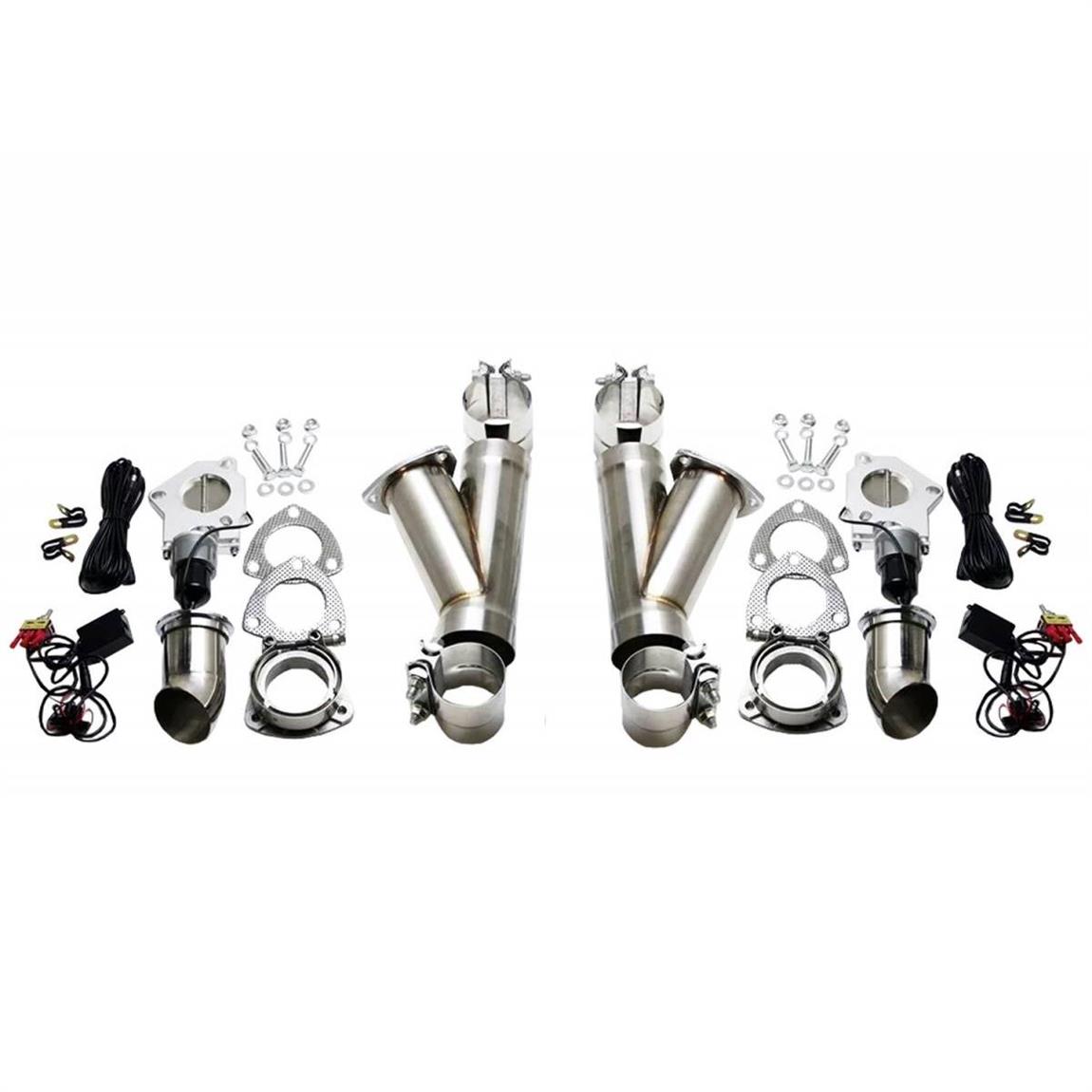 Granatelli Motor Sports 302525K Bolt In Exhaust Cutout Kit, 2.5