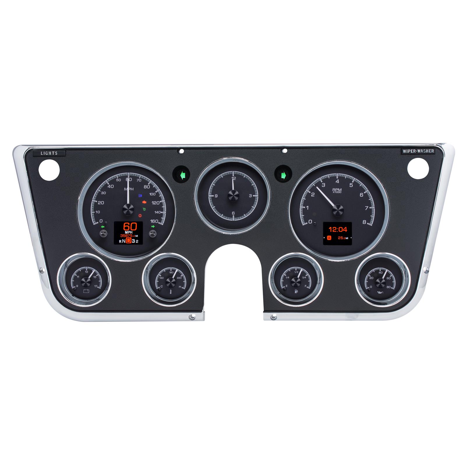 DKDHDX-67C-PU-K HDX System for 1967-1972 Chevy & GMC Pickup - Black Face