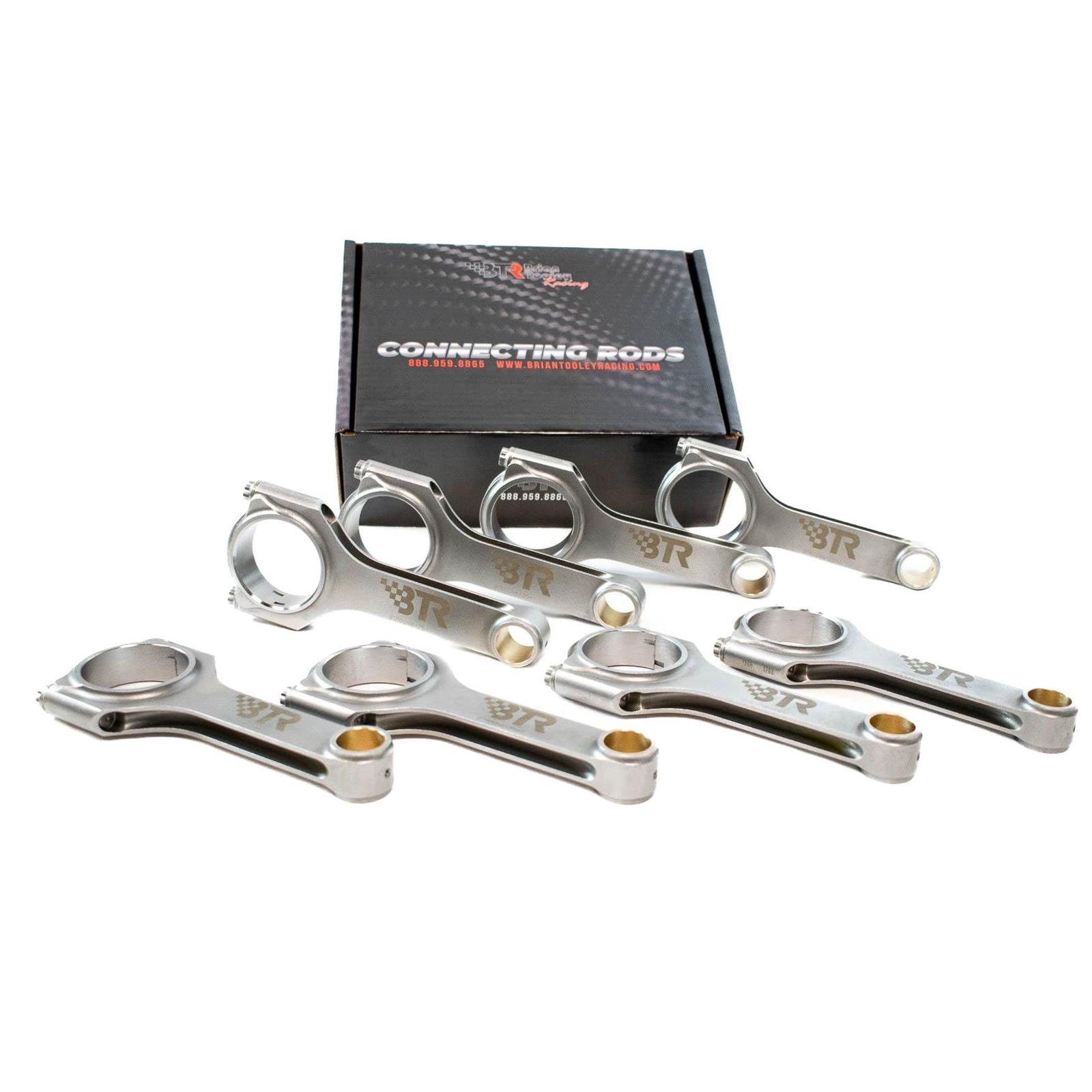 Stock Ls Rods BTR BTRROD6125H1-8 LS 4340 Forged H Beam Connecting Rods 6.125 In
