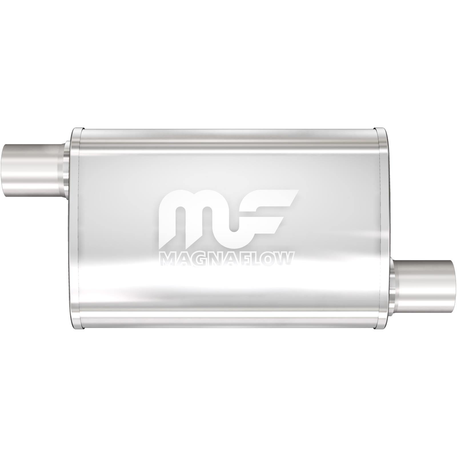 11235 14 in. Stainless Steel Exhaust Muffler 2.25 in. Offset & Offset