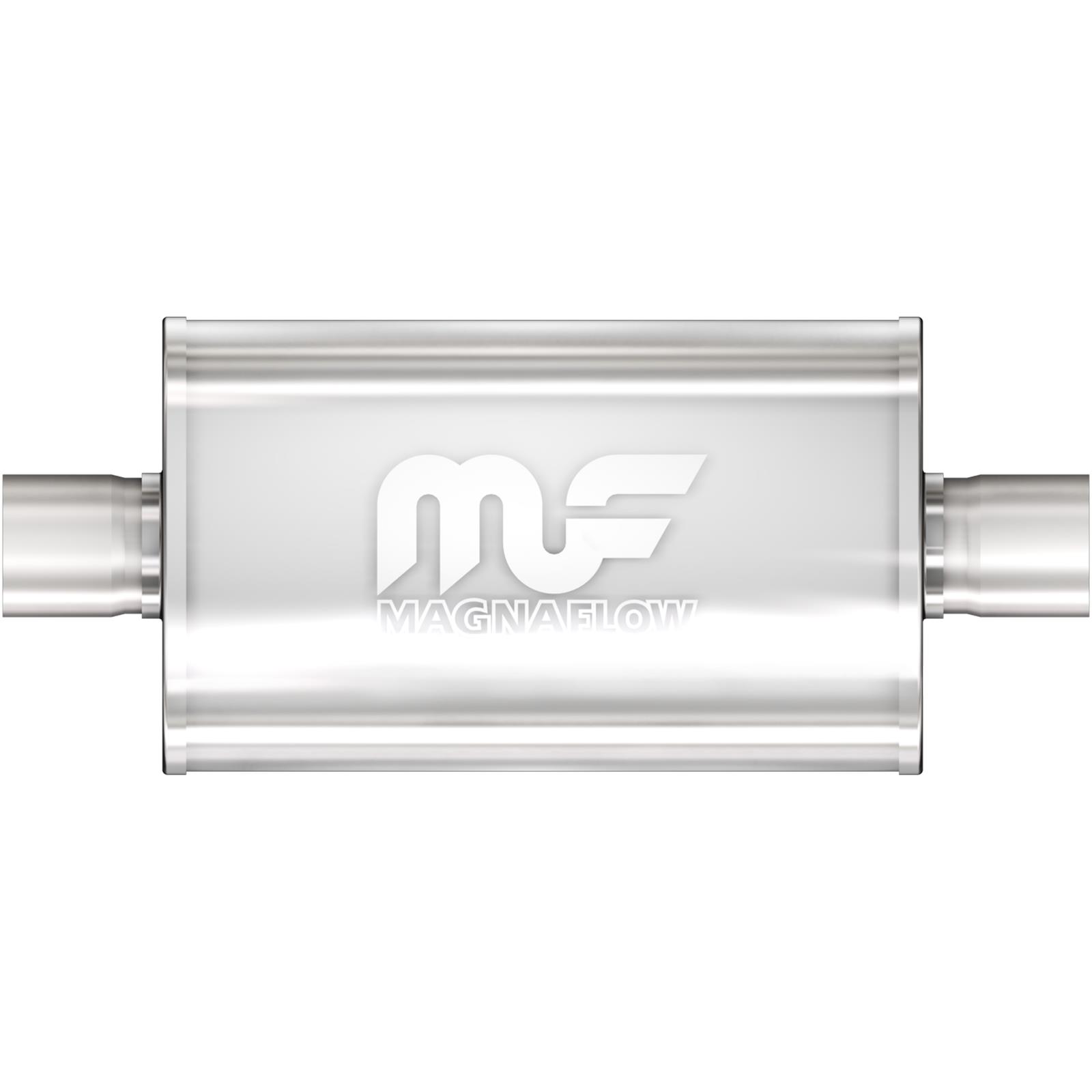 M66-12216 14 x 5 x 8 in. Natural Performance Mufflers - Stainless Steel