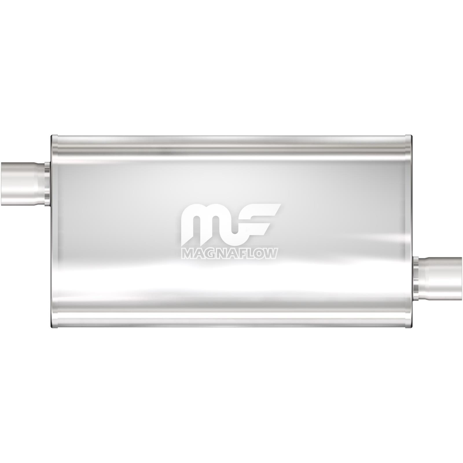 MagnaFlow 12578 5x11 Inch Oval Offset/Offset Stainless Muffler