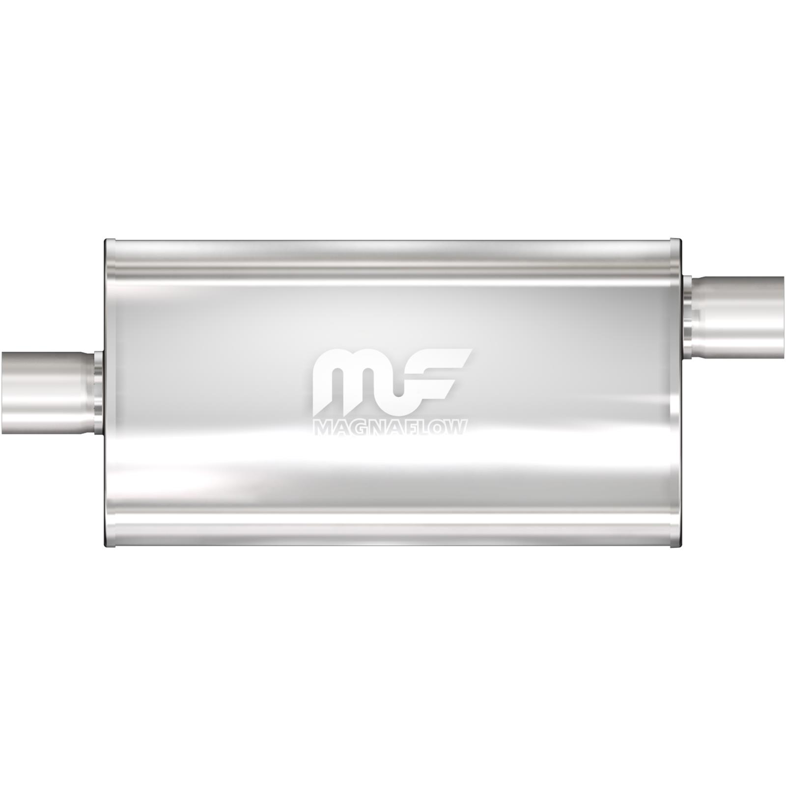 MagnaFlow 12586 5x11 Inch Oval Center/Offset Stainless Muffler