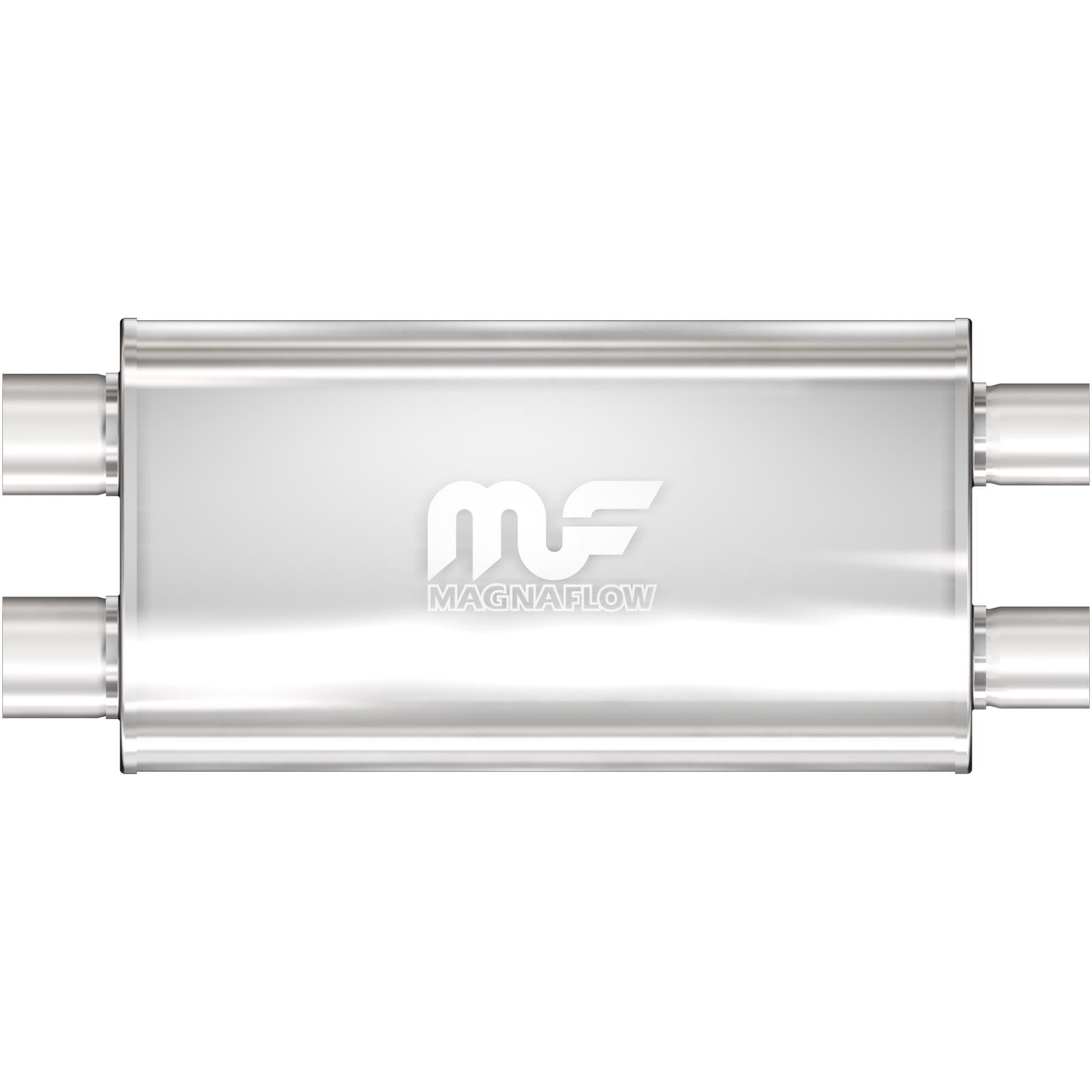 M66-12599 22 x 5 x 11 in. Natural Performance Mufflers - Stainless Steel