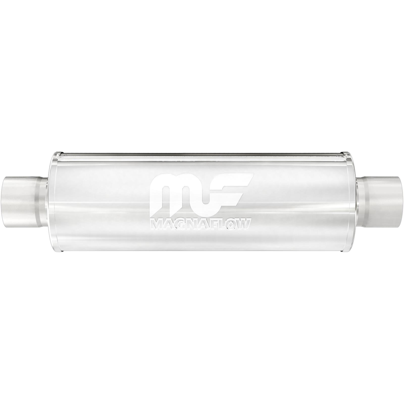 M66-12770 7 x 7 in. Natural Performance Mufflers - Stainless Steel