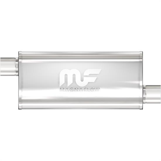 MagnaFlow 14236 5x8 Inch Oval Offset/Offset Stainless Muffler
