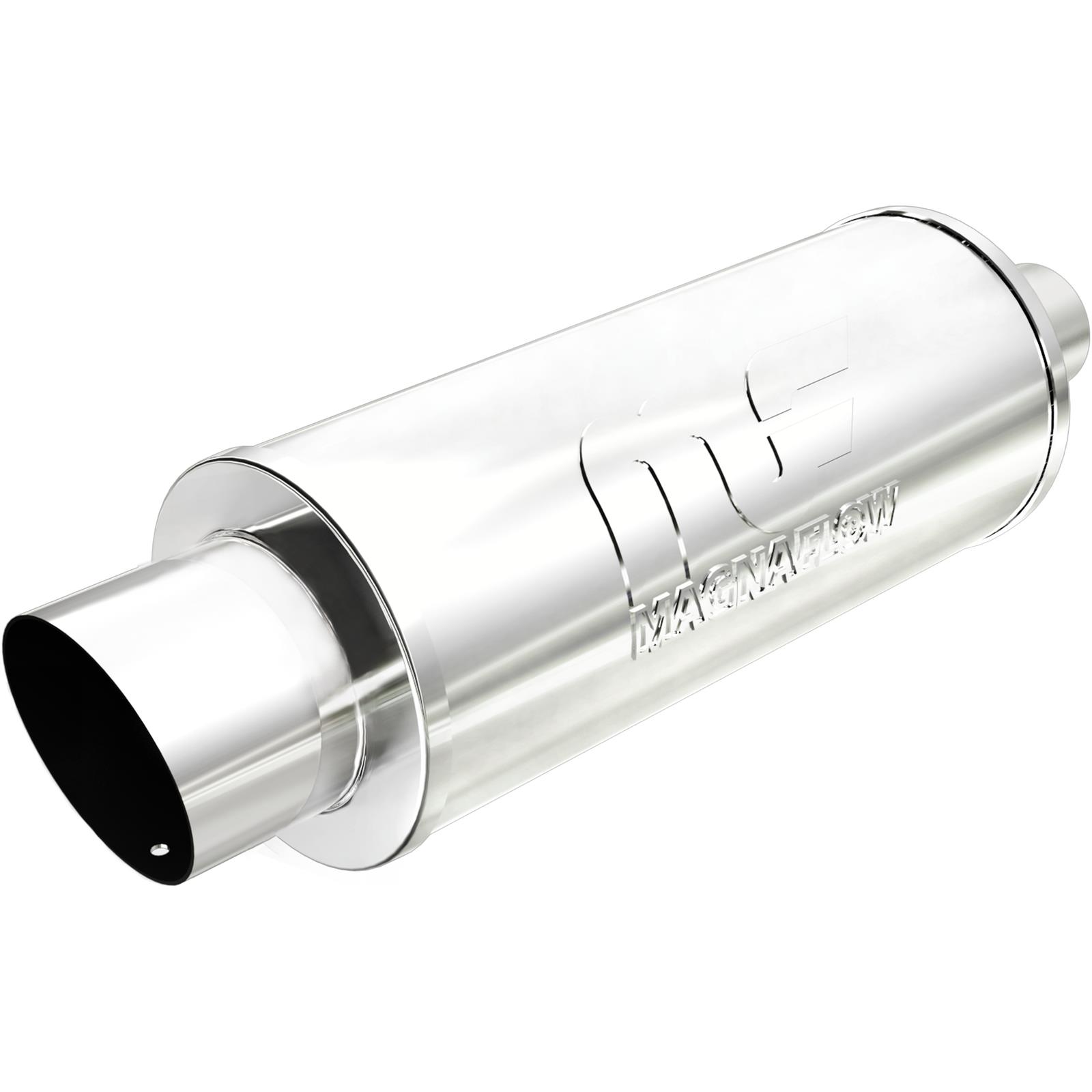 MagnaFlow 14821 6x6 Inch Round Center/Center Stainless Muffler