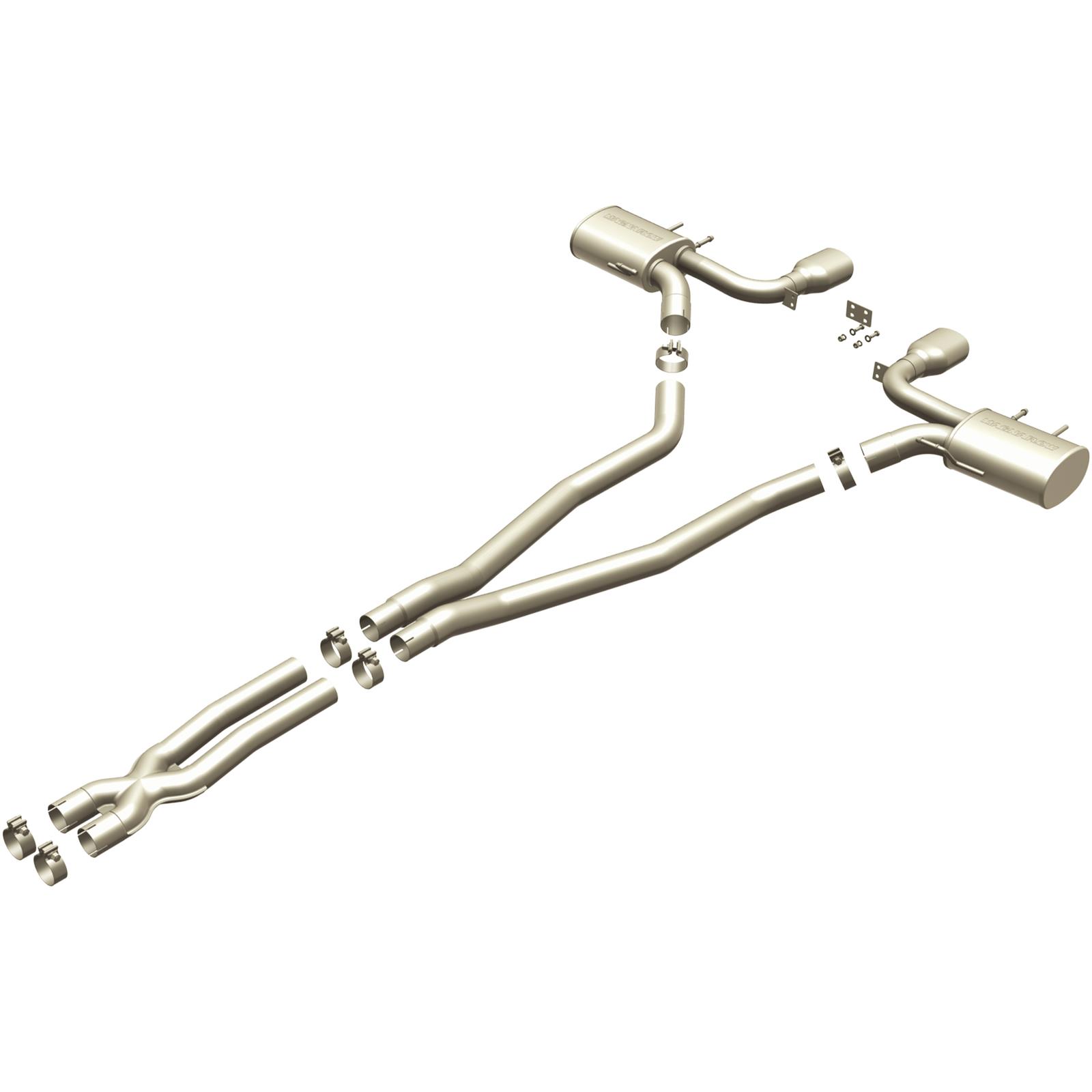 MagnaFlow 15496 Street Stainless Cat-Back Exhaust System