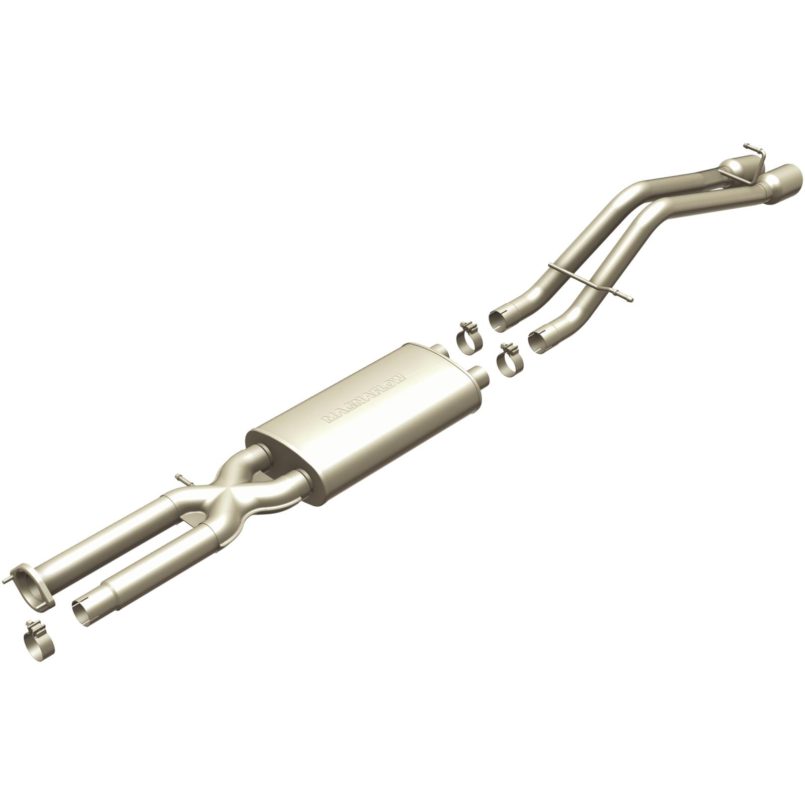 15770 Exhaust System Kit, Stainless Steel - 2003 - 2006 Hummer H2
