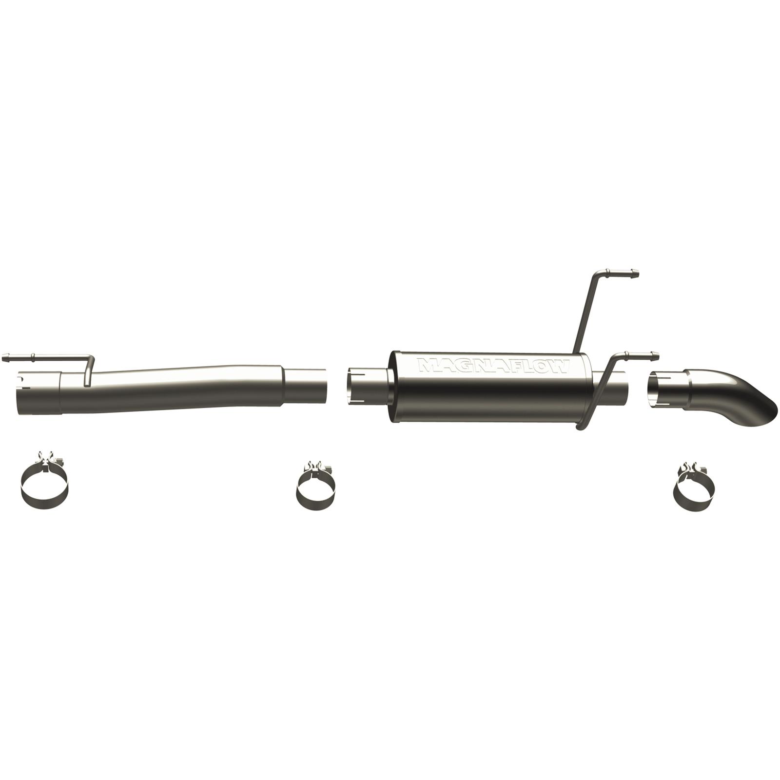 MagnaFlow Off Road Pro Series Cat-Back Performance Exhaust System | Jeep Wrangler (07-11) (17120)