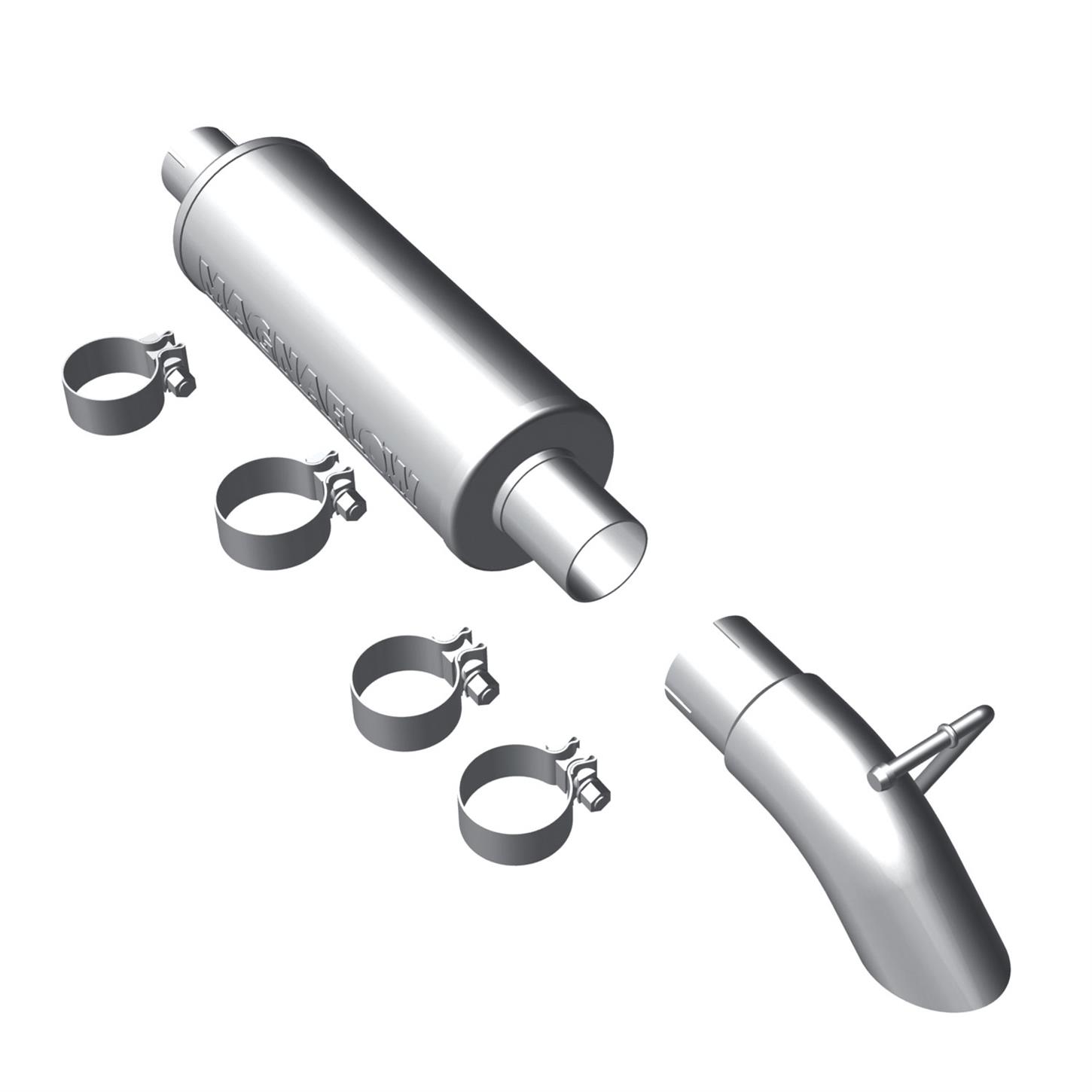 MagnaFlow 17125 Off Road Pro Stainless CatBack Exhaust System