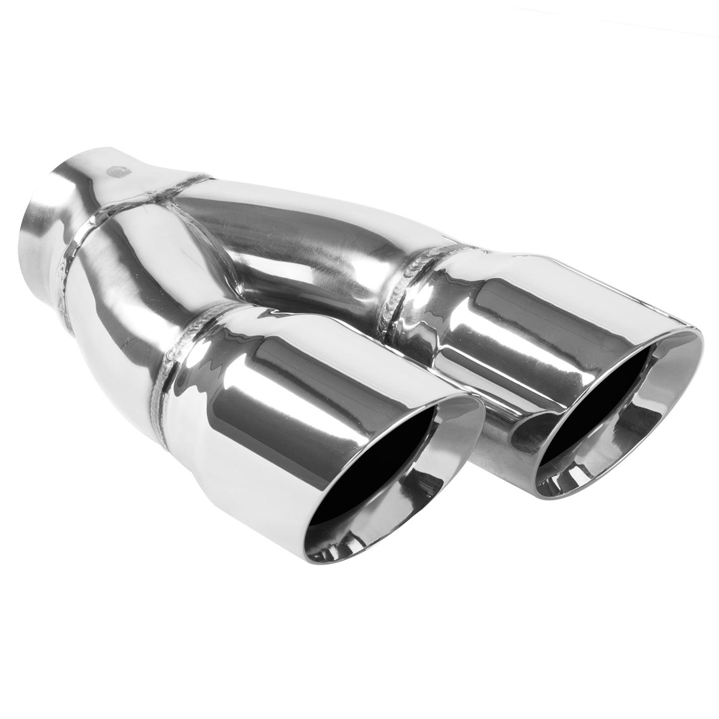 MagnaFlow 35228 Stainless Steel Exhaust Tip, Dual Outlet