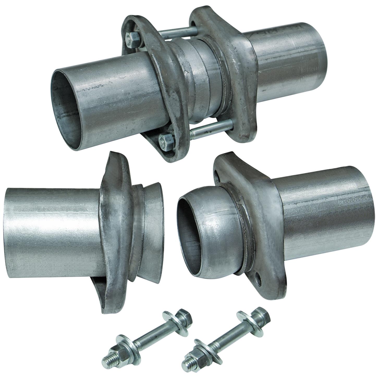 O Stainless Works Collector Adapter 3-Bolt 2-1//2in OD Tubing 2-1//2in OD Outlet