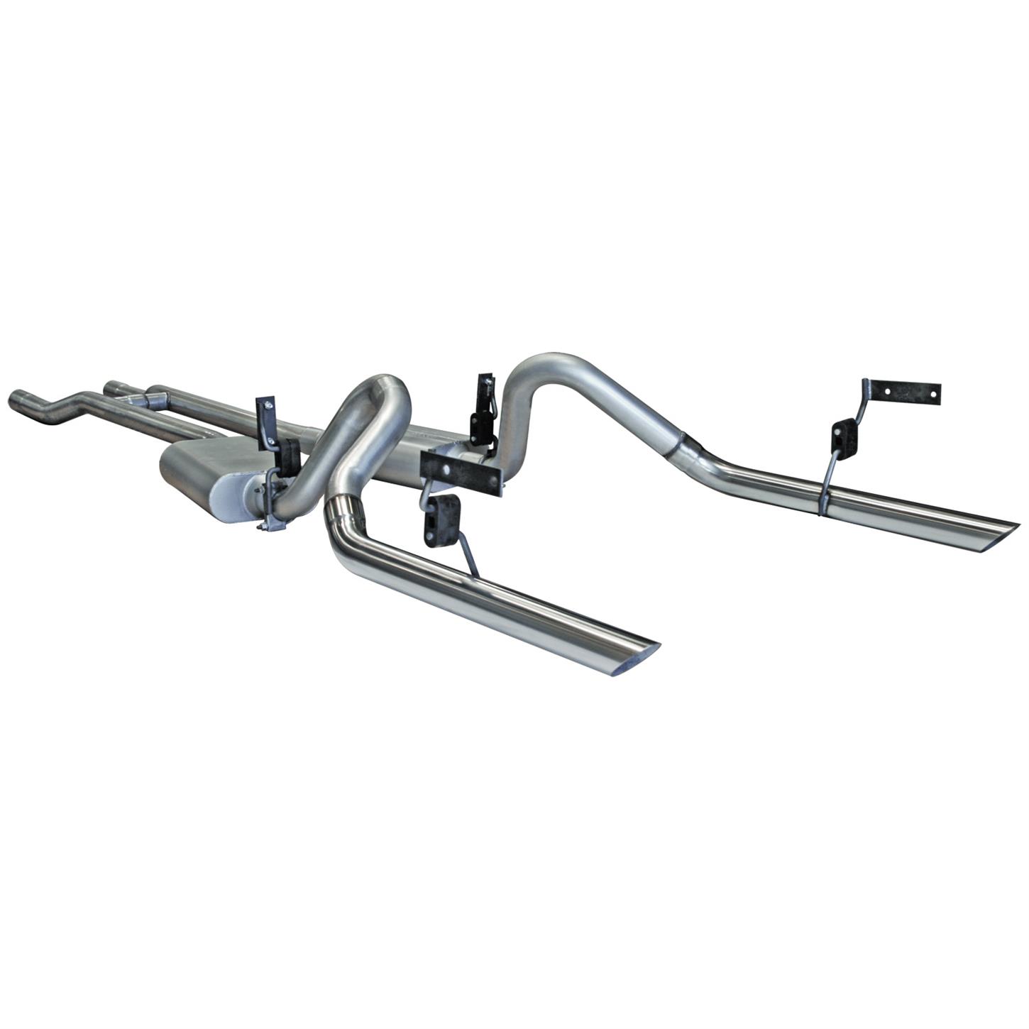 Flowmaster 17273 American Thunder Exhaust Kit, 196466 Mustang