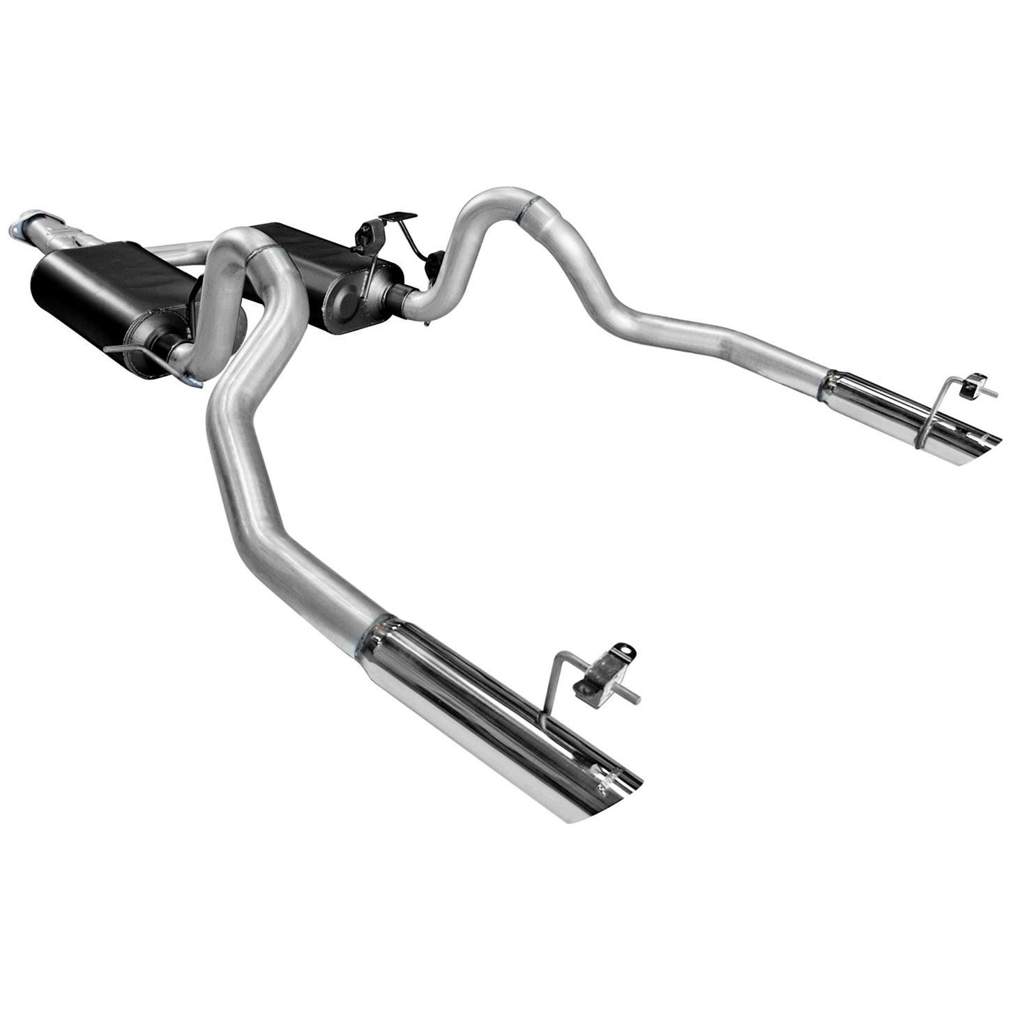 17275 Cat Back System - Dual Rear Exit Mustang LX Force 2 1999-2002