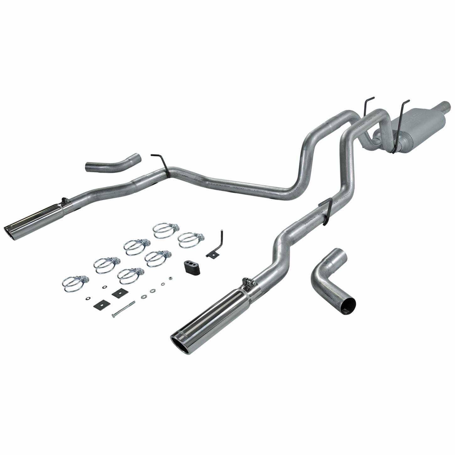 Flowmaster American Thunder Cat Back Exhaust System With Super 50 Muffler