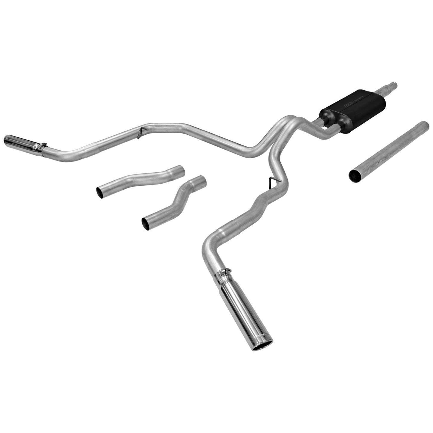 Flowmaster American Thunder Cat Back Exhaust System With Super 50 Muffler