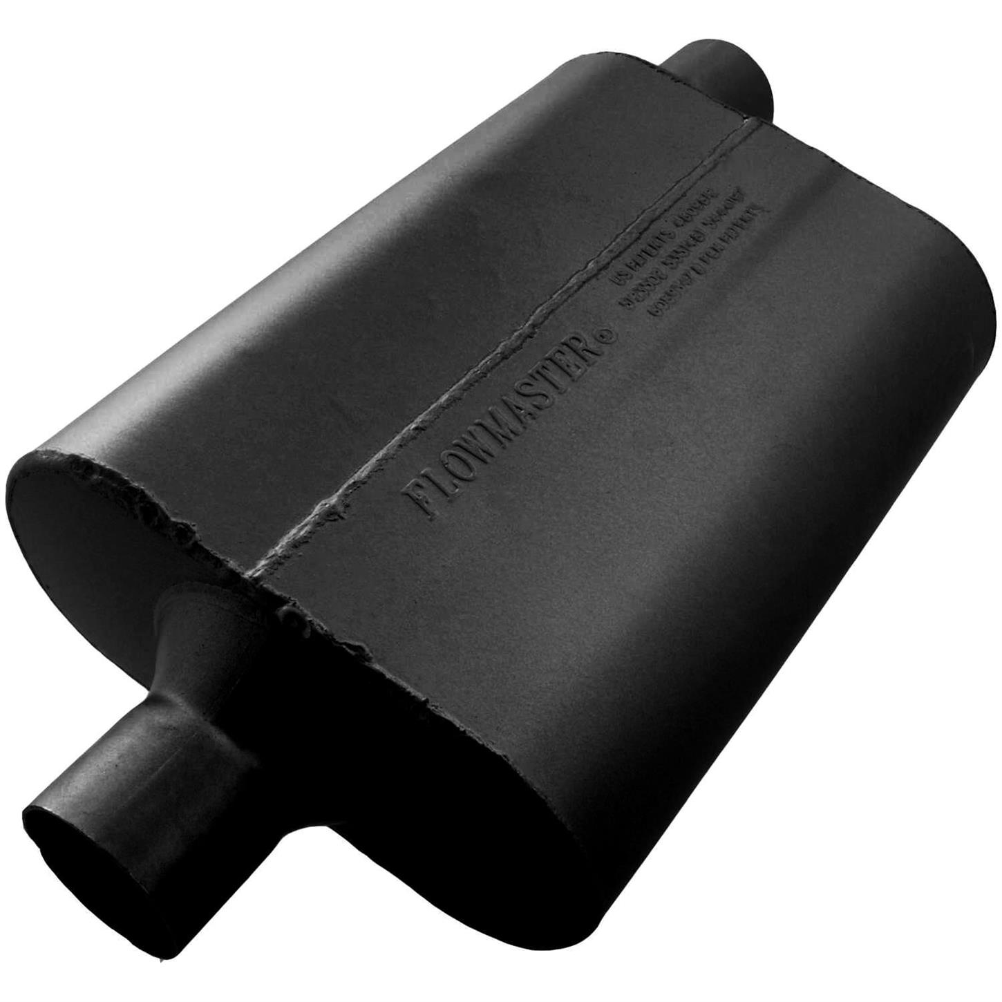 42442 Universal 40 Series Muffler - 2.25 in. Center In & Offset Out