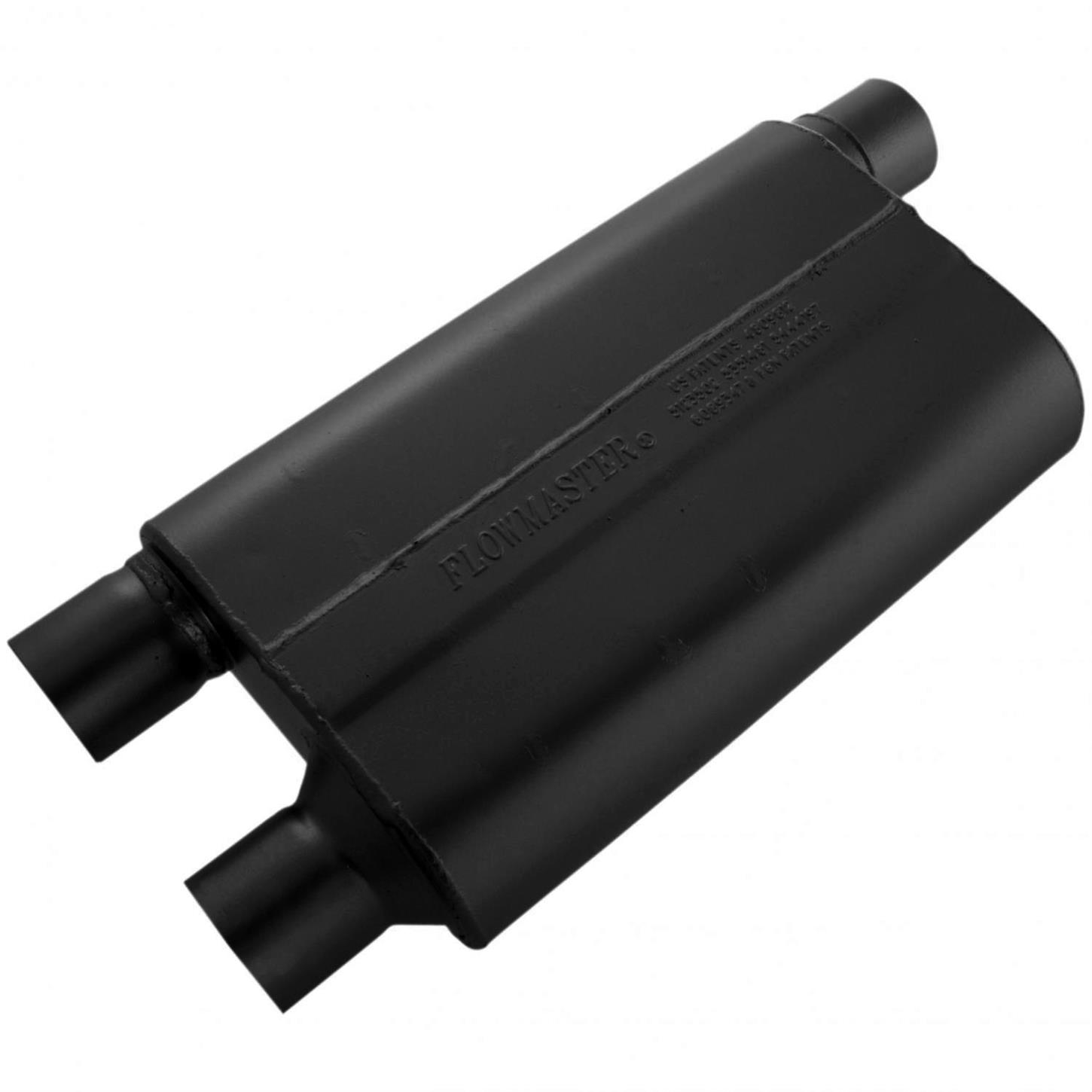 Flowmaster 42583 80 Series Crossflow Muffler, 2.50 In/Out