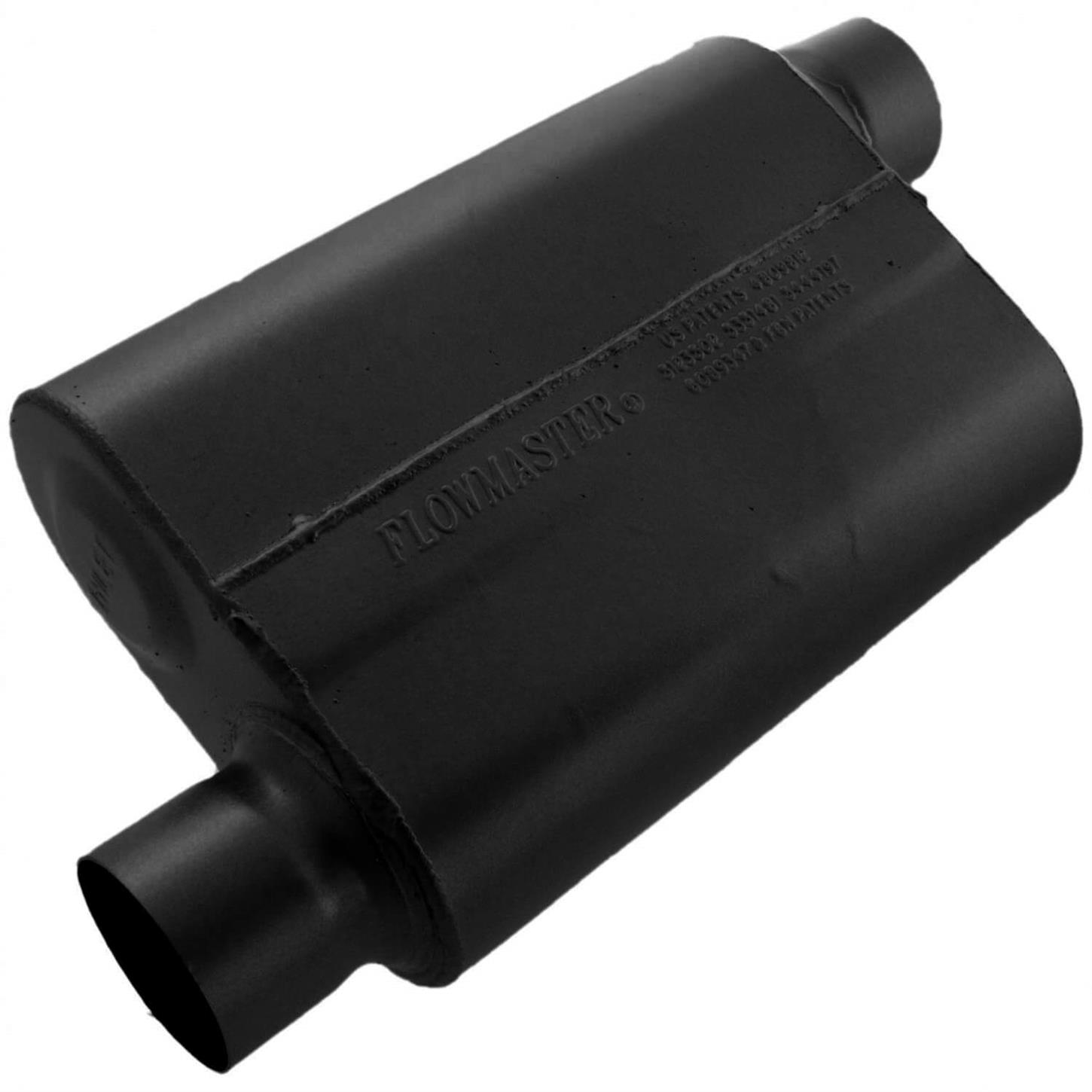 Flowmaster 40 Series Exhaust Muffler 2.5" Dual Inlet 3.0" Center Outlet 425403 Flowmaster 40 Series Exhaust Muffler 2.5" Dual Inlet 3.0" Center Outlet 425403