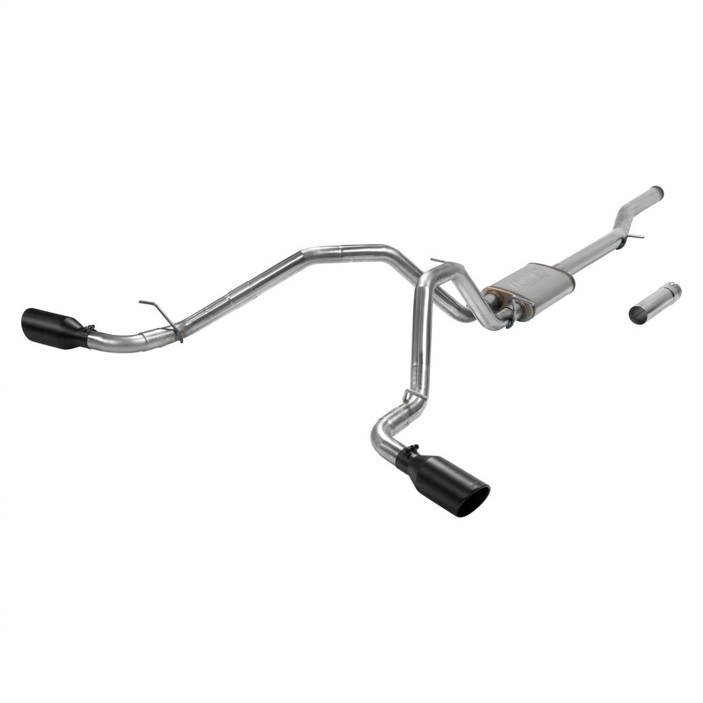 FLO717869 2.5 in. Cat-Back Exhaust Kit for 2014-2018 GM Polyurethane 1500 5.3L - Natural