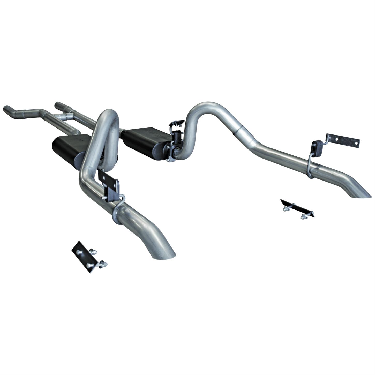 Flowmaster American Thunder Header Back Exhaust System With Super 44 Muffler