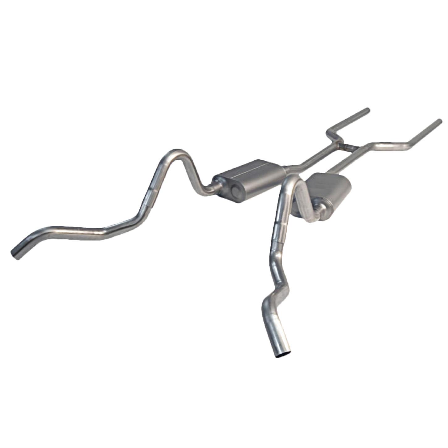Flowmaster American Thunder Header Back Exhaust System With Super 40 Series Muffler