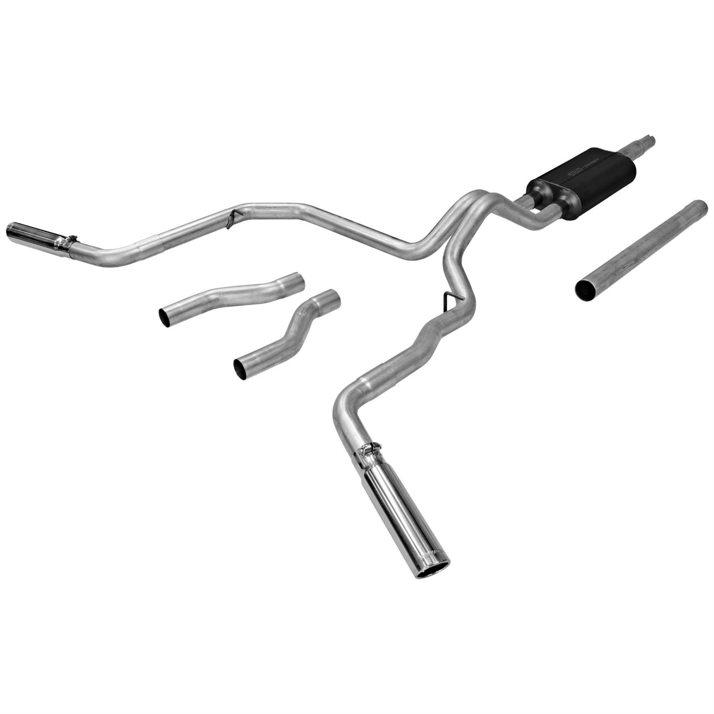 Flowmaster American Thunder Cat Back Exhaust System With Super 50 Muffler