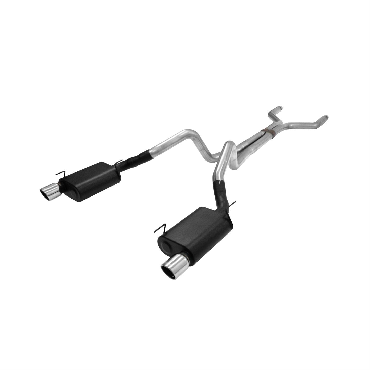 Flowmaster American Thunder Cat Back Exhaust System With 60 Series Delta Flow Muffler