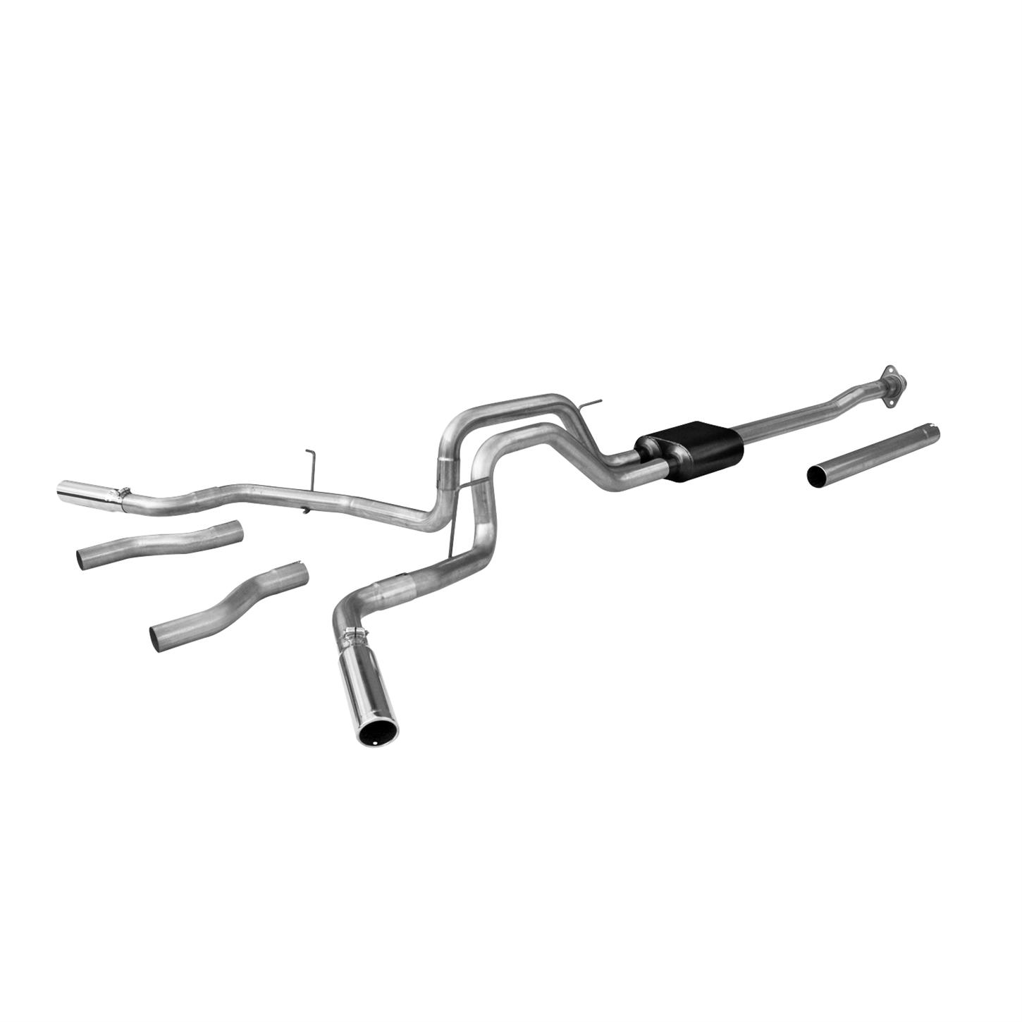 Flowmaster American Thunder Cat Back Exhaust System With Super 40 Series Muffler