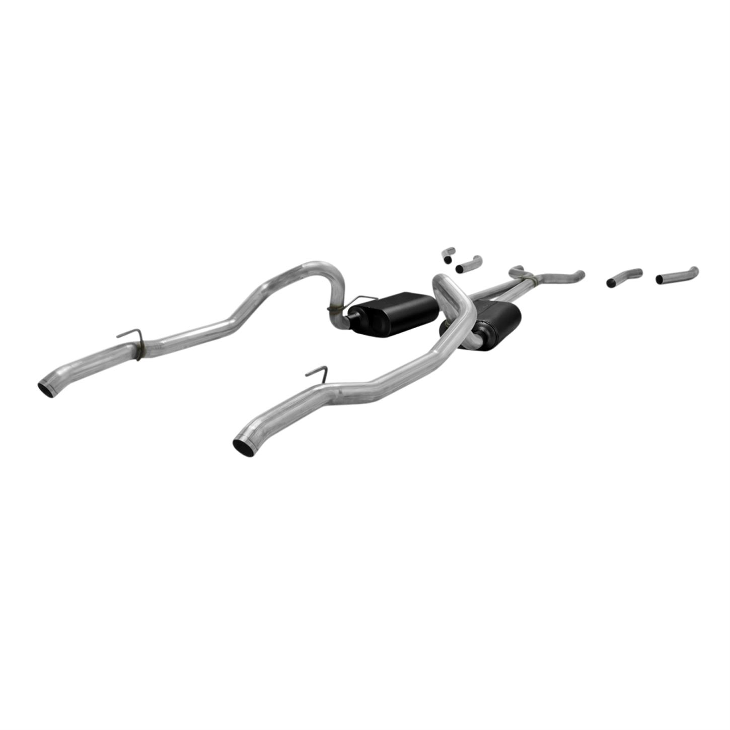 Flowmaster American Thunder Header Back Exhaust System With Super 40 Series Muffler