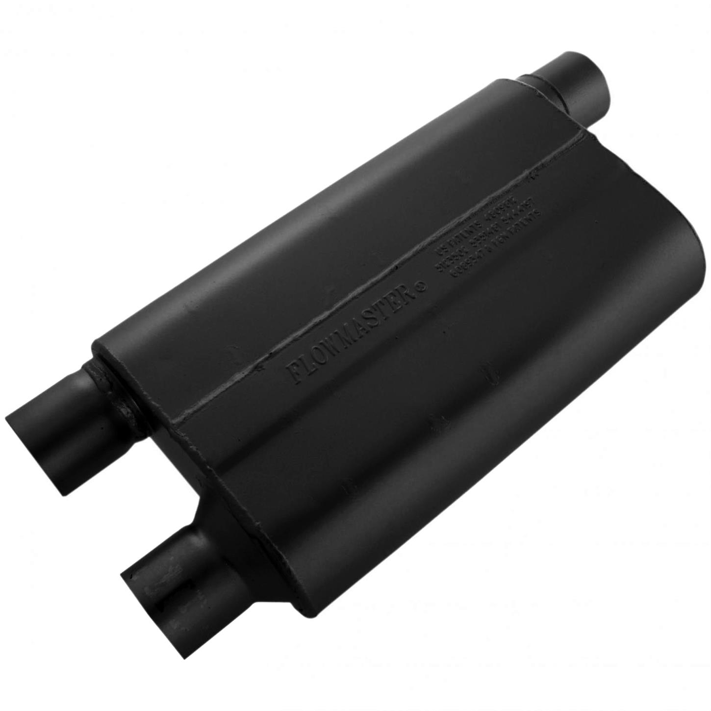 Flowmaster 842583 80 Series Crossflow Muffler, 2.50 In/Out