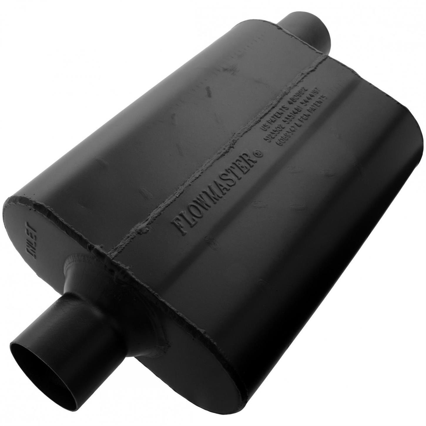 942547 Universal Super 44 Muffler - 2.50 Center In & Offset Out