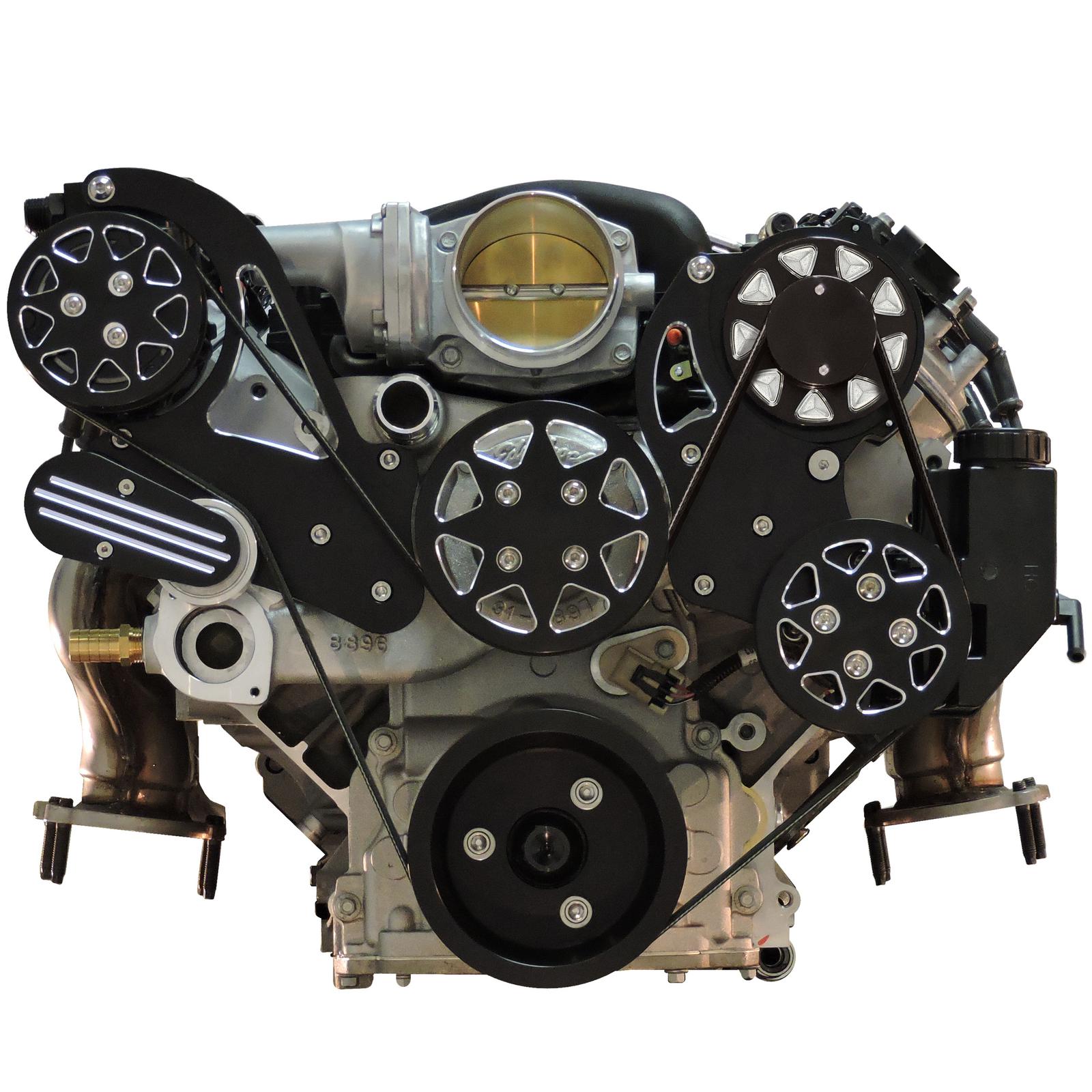 All American Billet FDS-LS-201 Silverline Serpentine Kit, LS12367