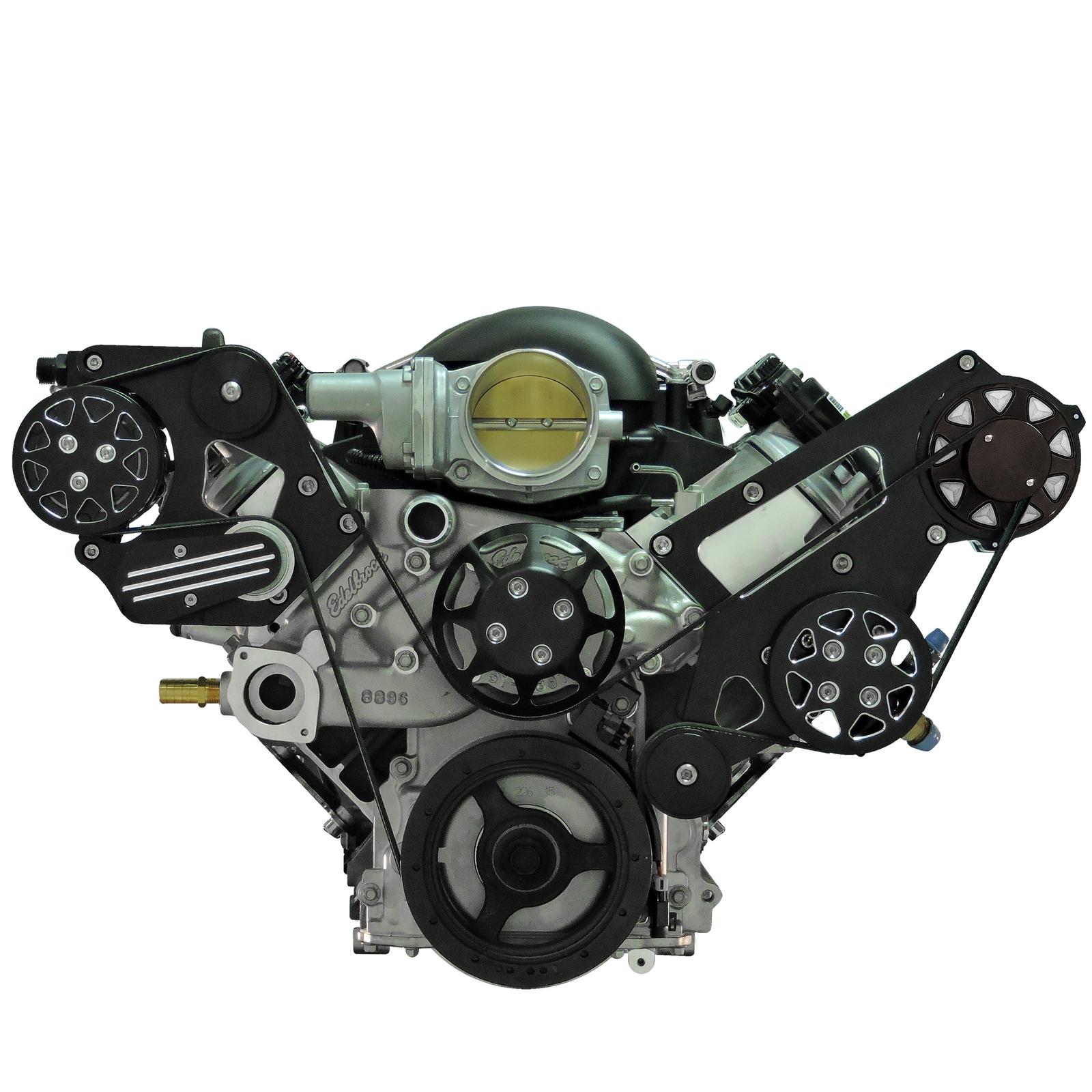 All American Billet FDS-FE-201-CP Serpentine Kit, Ford FE, CP